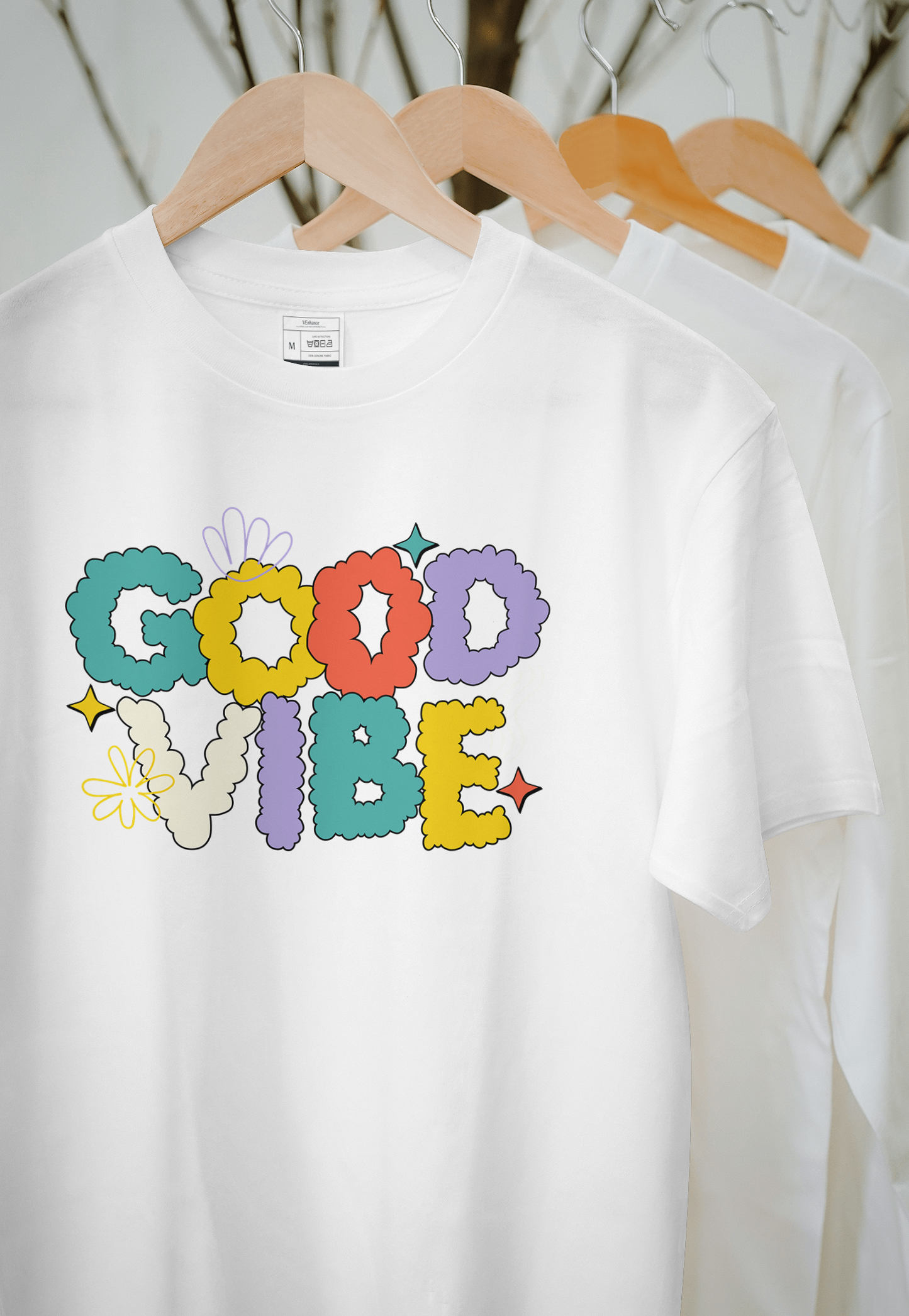 VEnhance WOMEN'S T-SHIRT Good Vibe T-Shirt