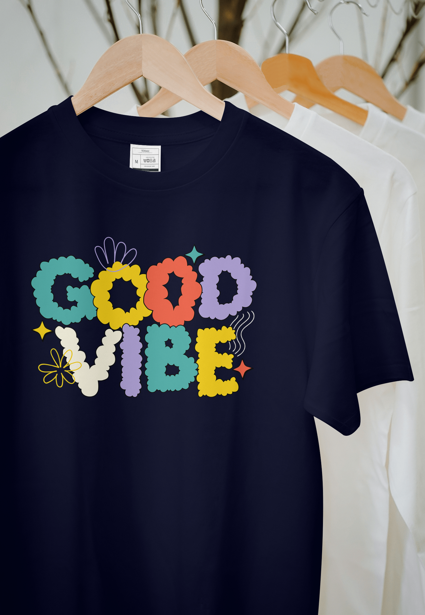 VEnhance WOMEN'S T-SHIRT Good Vibe T-Shirt
