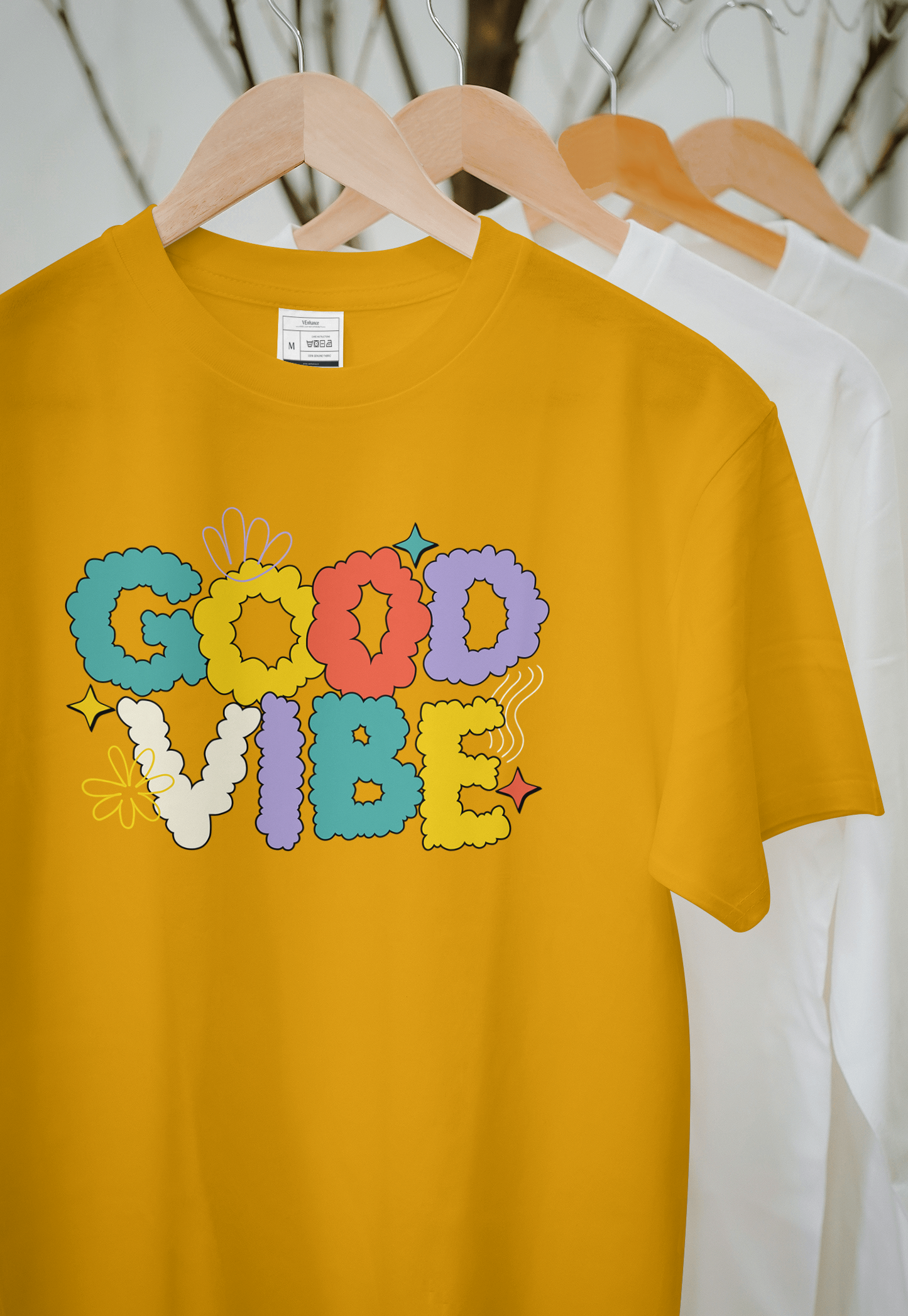 VEnhance WOMEN'S T-SHIRT Good Vibe T-Shirt
