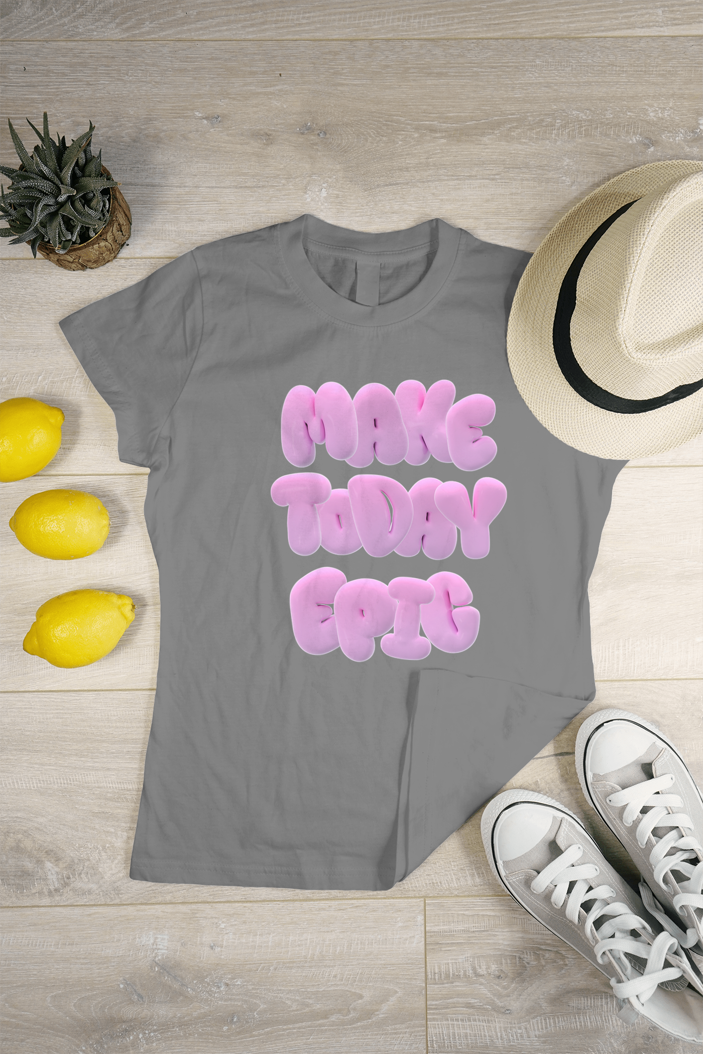 VEnhance WOMEN'S T-SHIRT Make Today Epic T-Shirt
