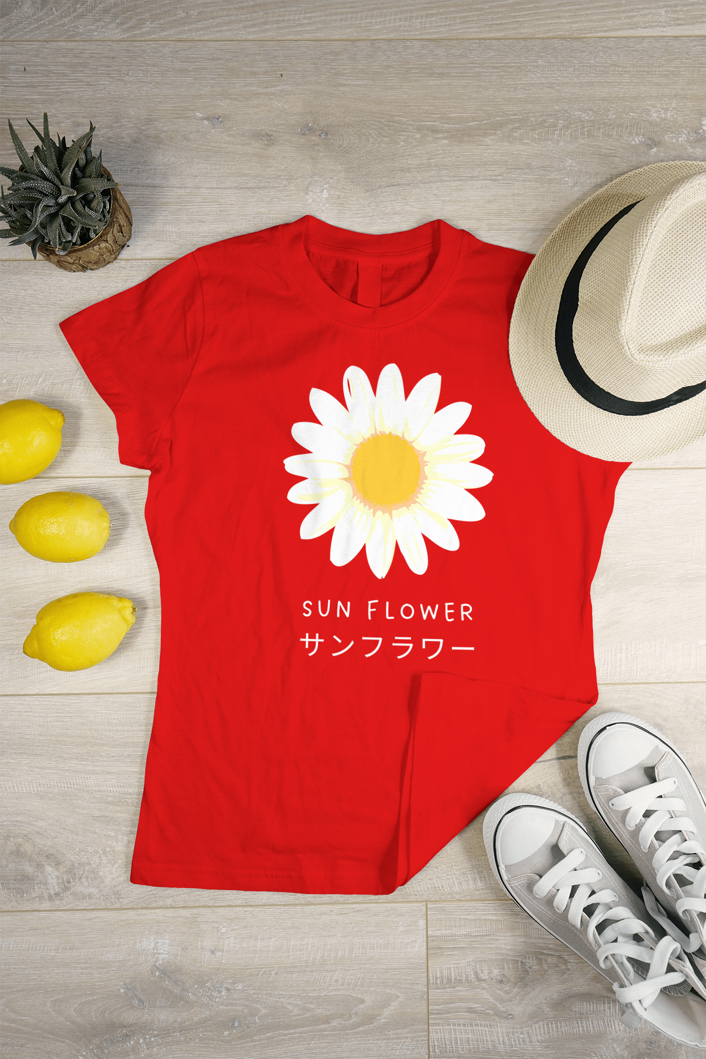 VEnhance WOMEN'S T-SHIRT Daisy Flower T-Shirt