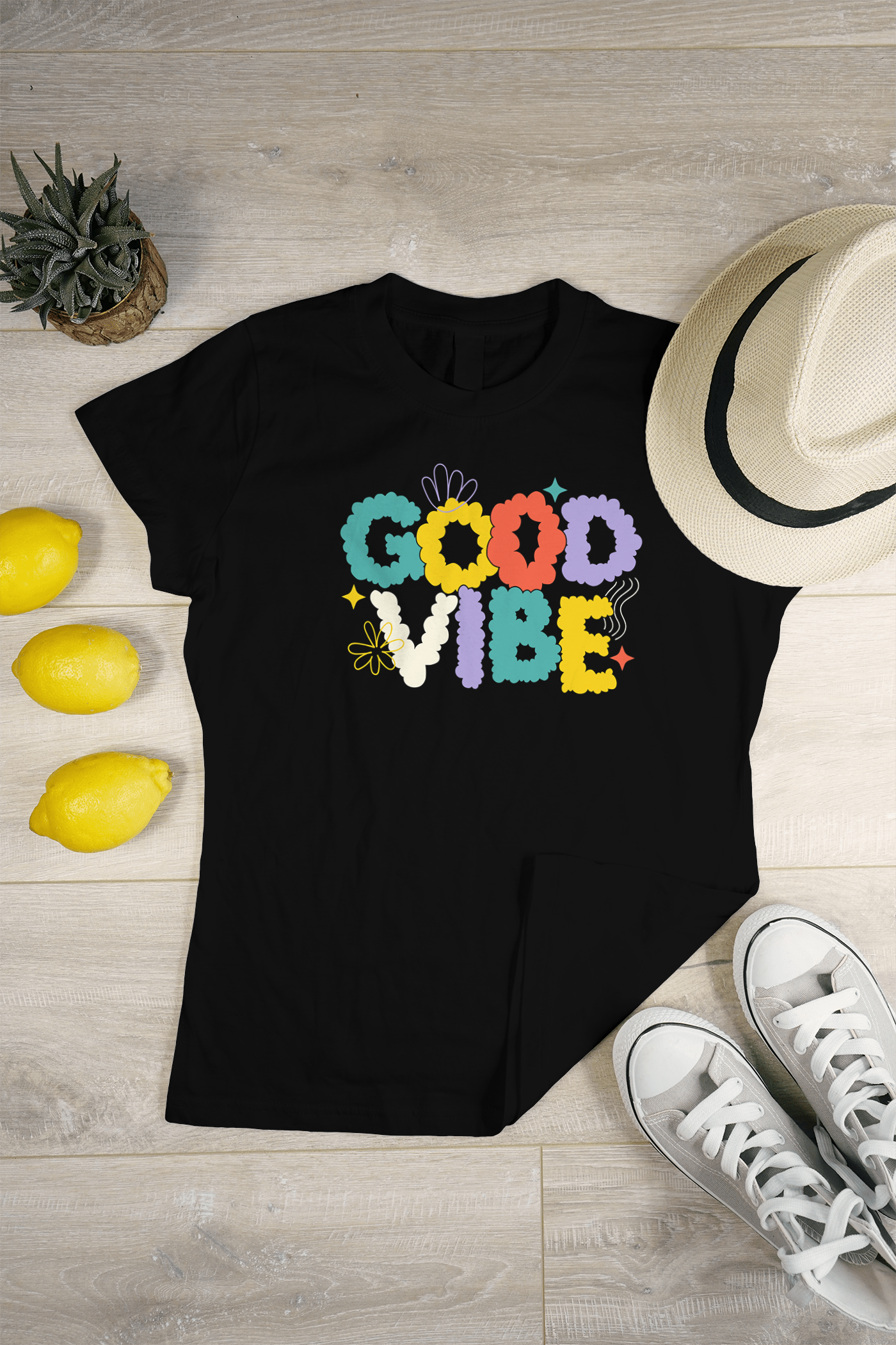VEnhance WOMEN'S T-SHIRT Good Vibe T-Shirt
