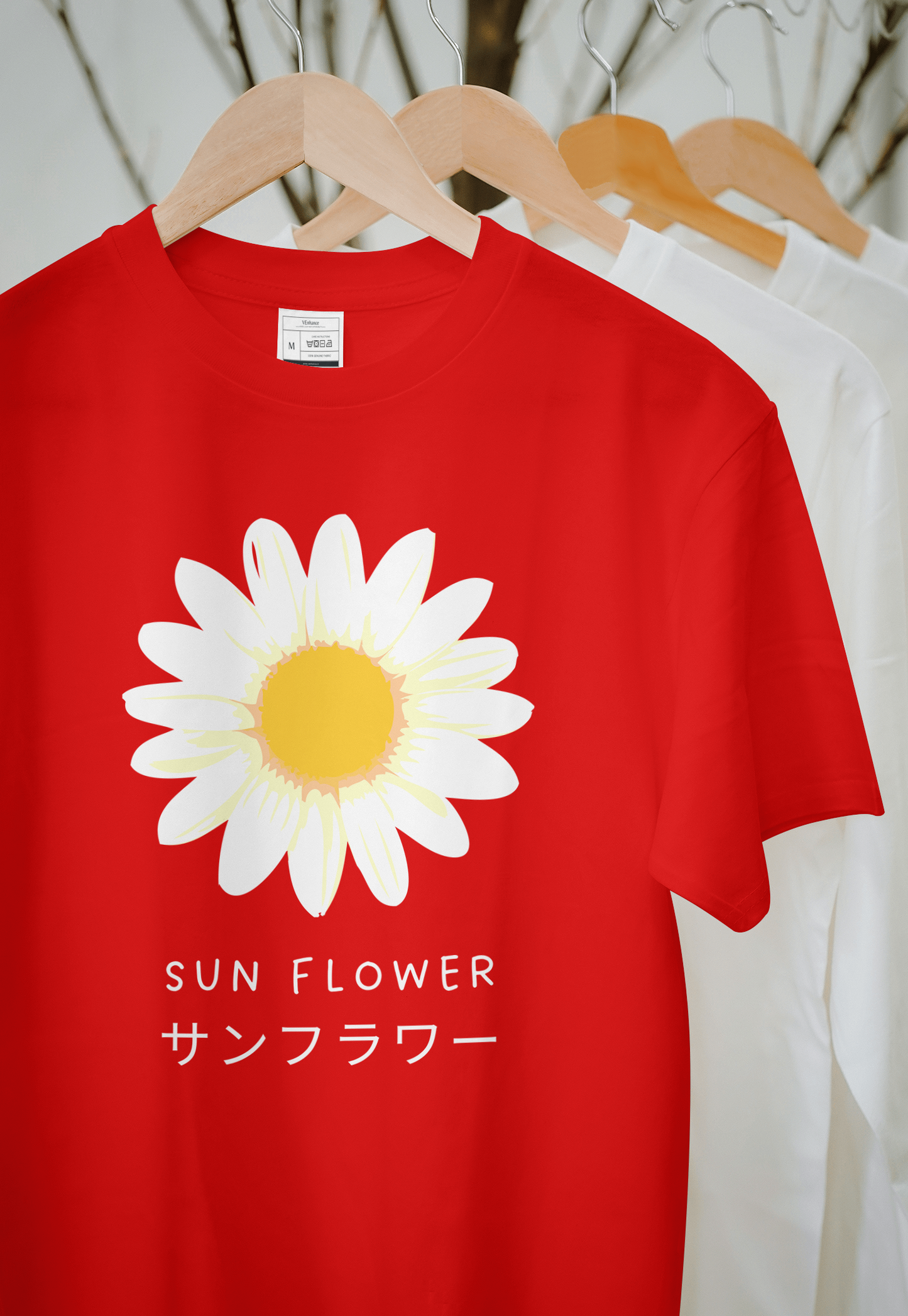 VEnhance WOMEN'S T-SHIRT Daisy Flower T-Shirt