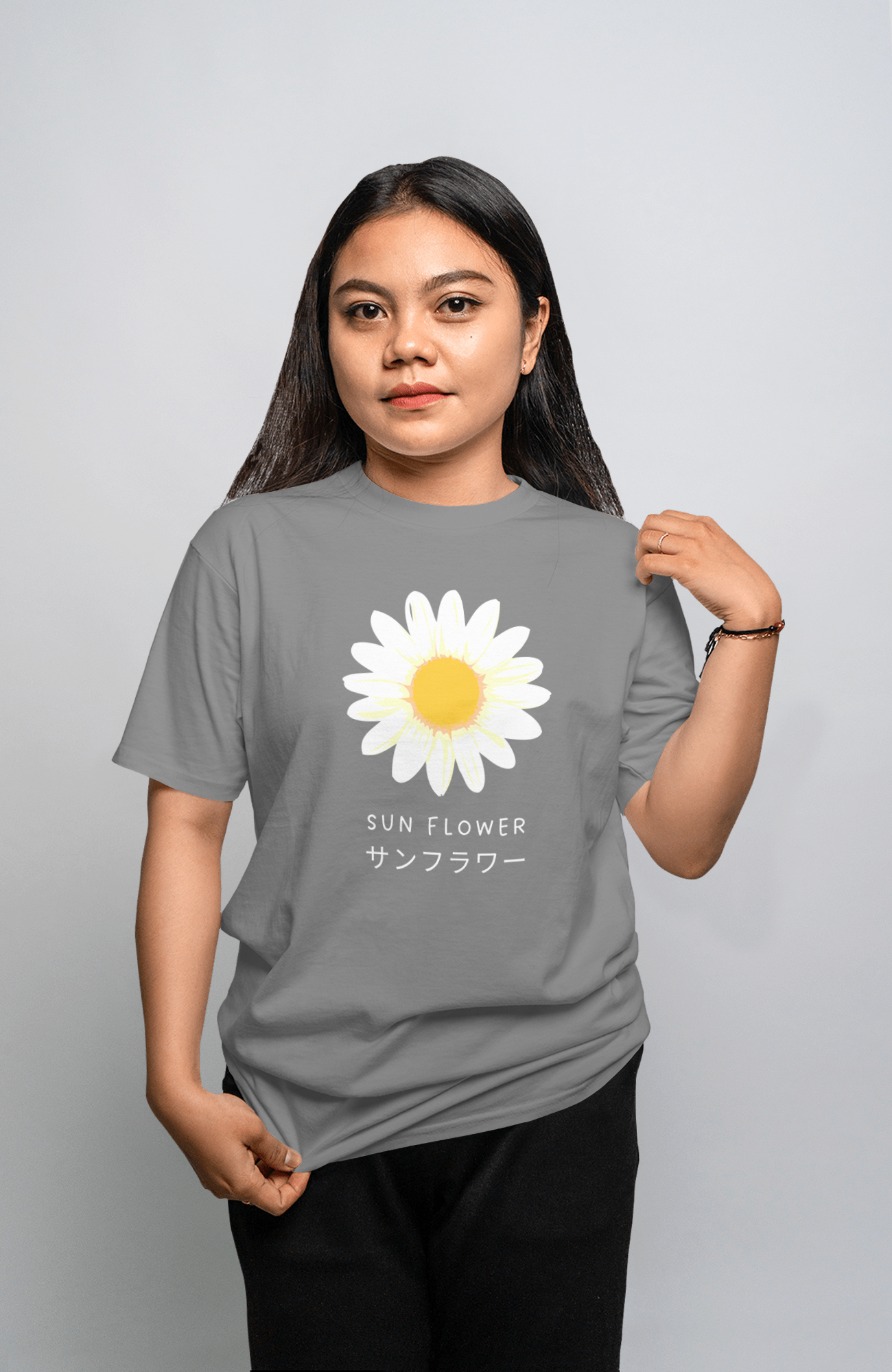 VEnhance WOMEN'S T-SHIRT Daisy Flower T-Shirt