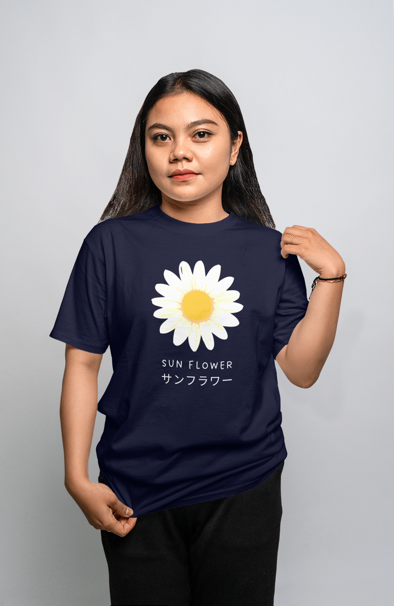 VEnhance WOMEN'S T-SHIRT Daisy Flower T-Shirt