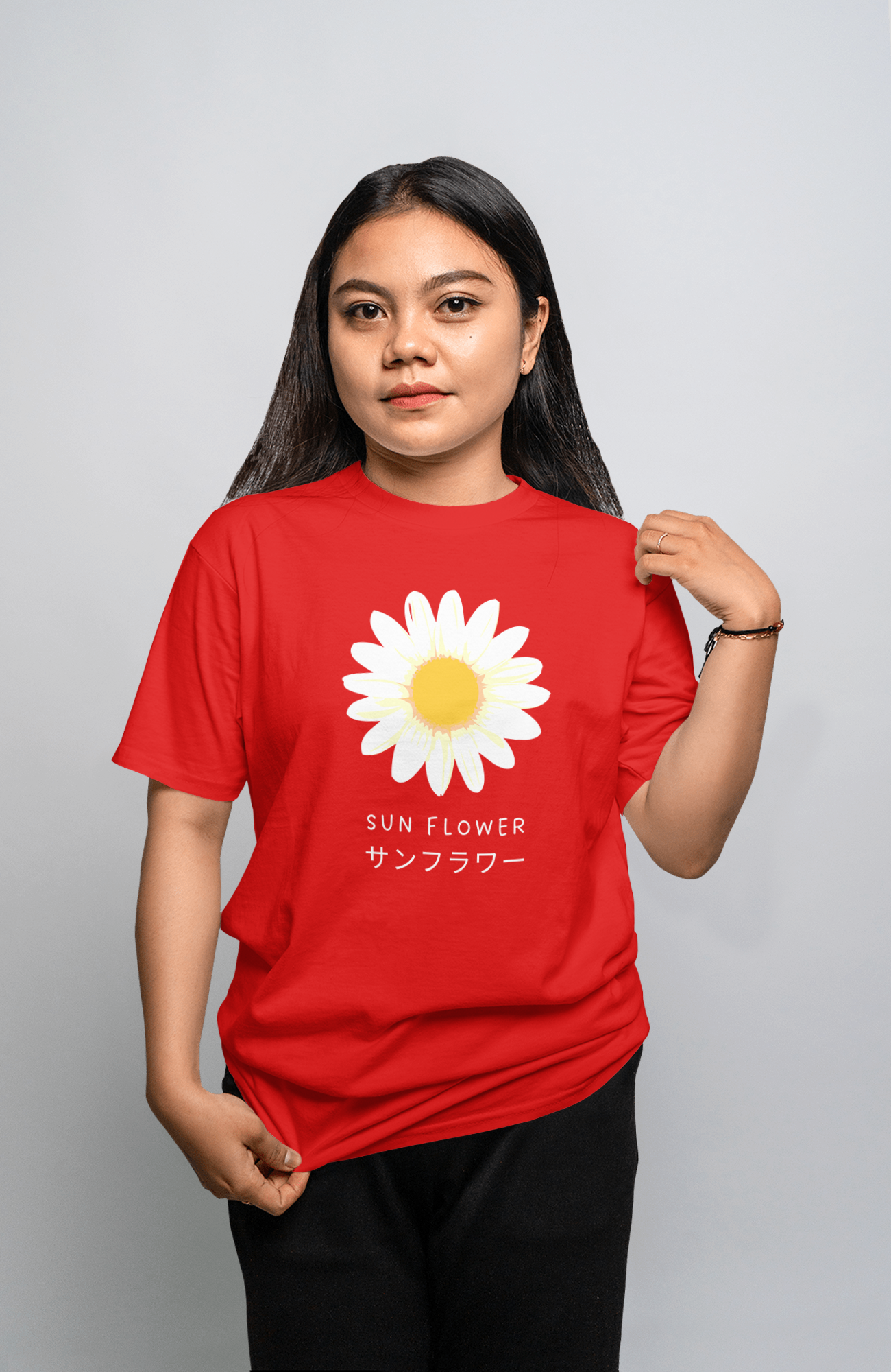 VEnhance WOMEN'S T-SHIRT Daisy Flower T-Shirt