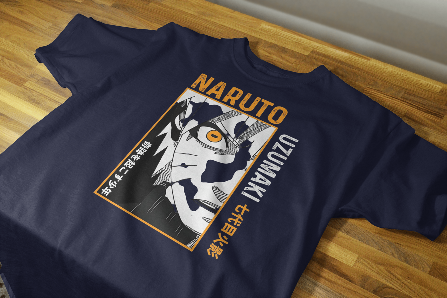VEnhance Naruto Uzumaki Anime Character Graphic T-Shirt, Black, Cotton, Japanese Manga Design