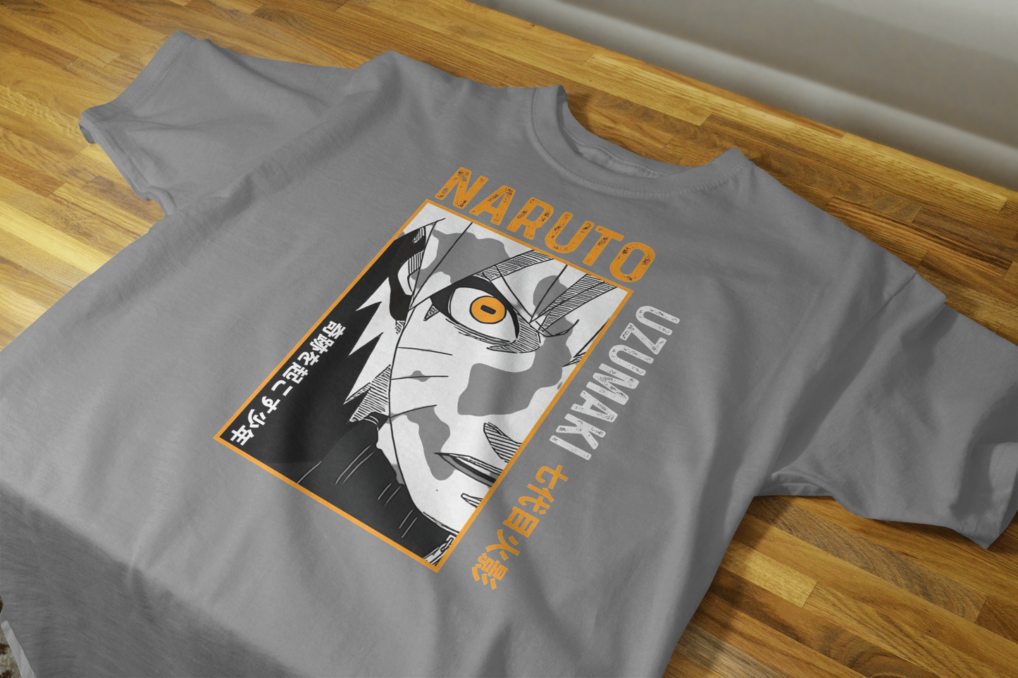 VEnhance Naruto Uzumaki Anime Character Graphic T-Shirt, Black, Cotton, Japanese Manga Design