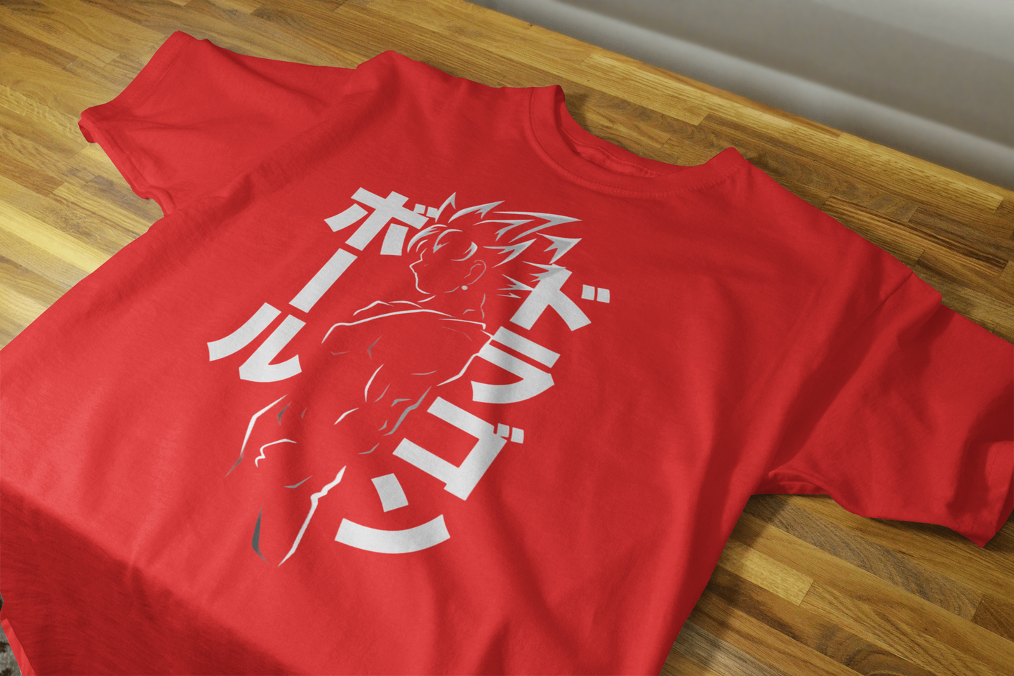 VEnhance T-Shirt Anime Dragon Ball Graphic, Japanese Text Design, Navy Blue, Cotton