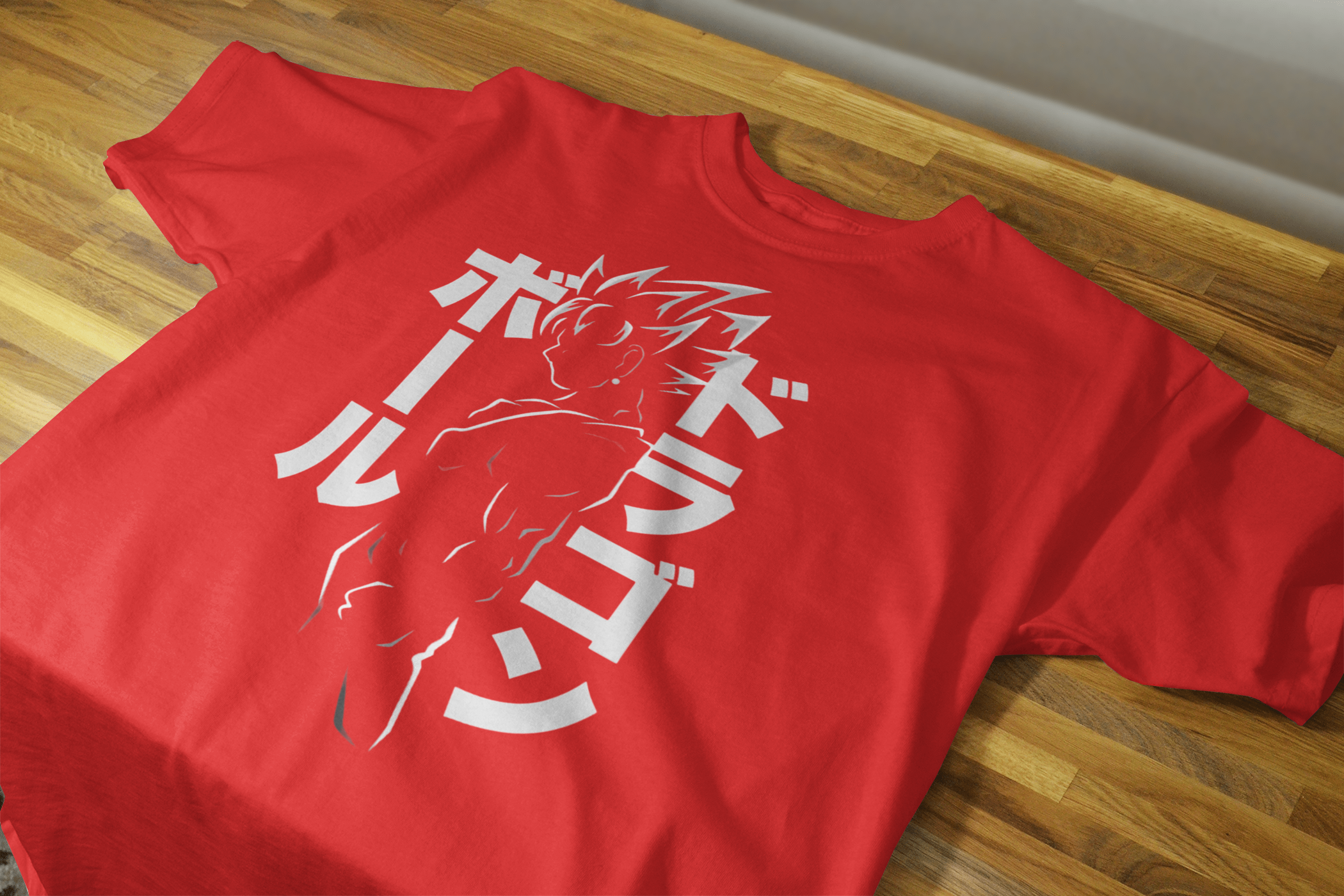 VEnhance T-Shirt Anime Dragon Ball Graphic, Japanese Text Design, Navy Blue, Cotton