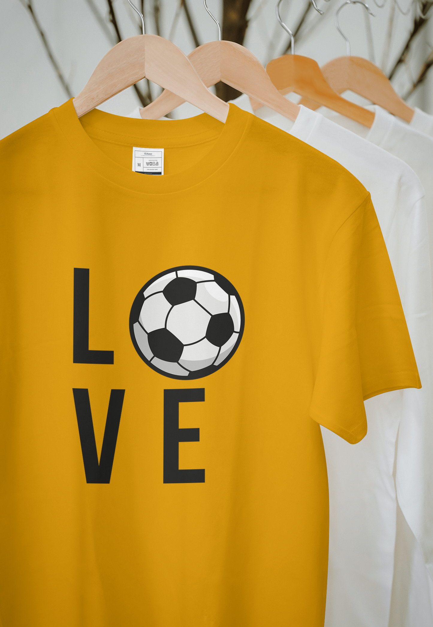 VEnhance Soccer Love Graphic T-Shirt