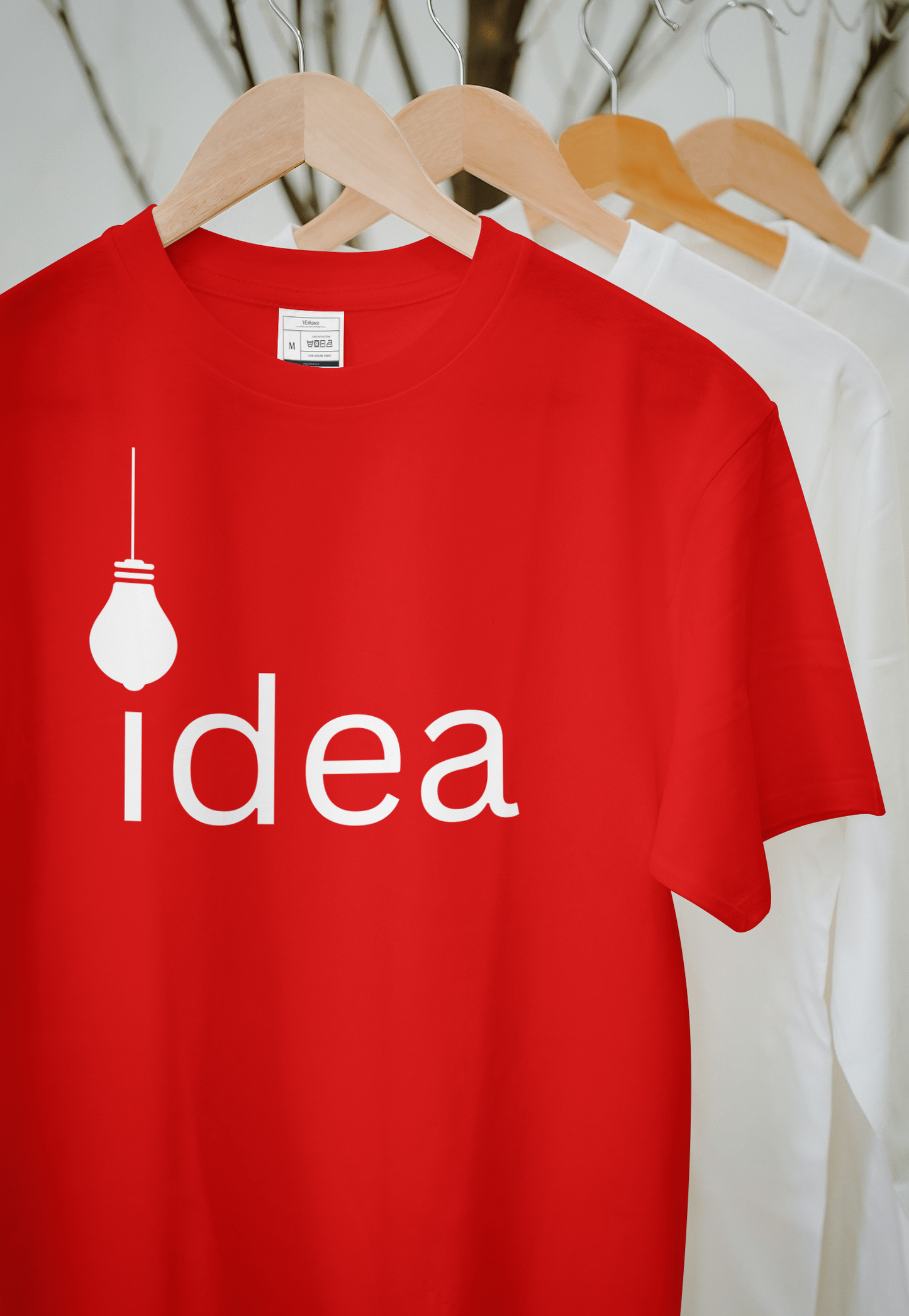 VEnhance Idea Light Bulb Graphic T-Shirt