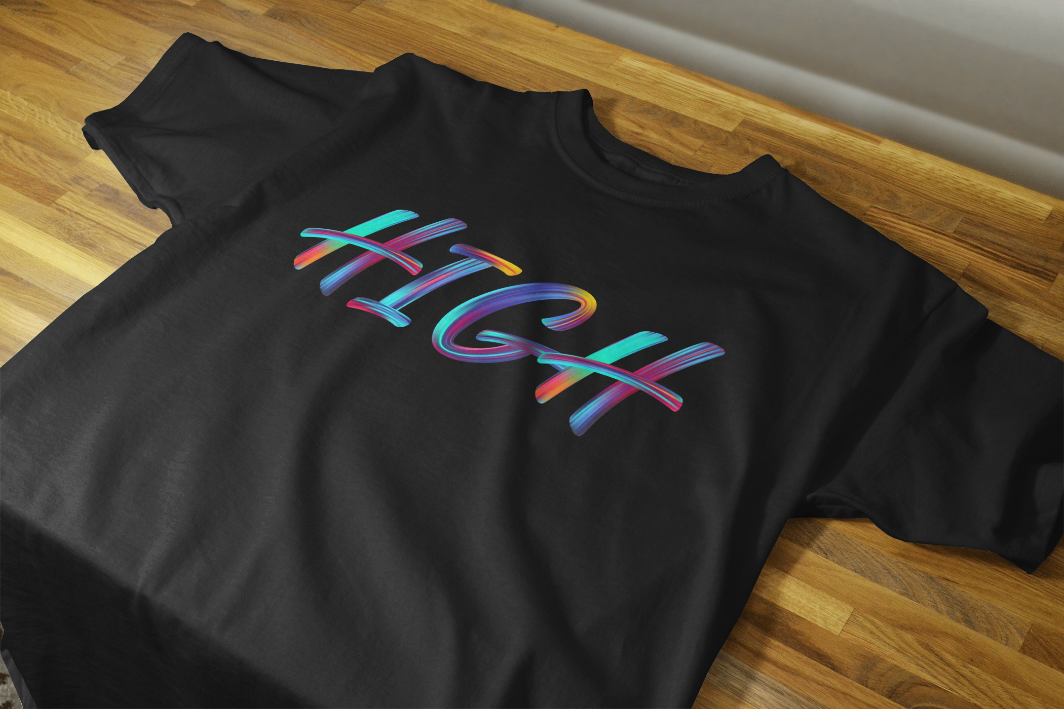 VEnhnace High Graphic T-Shirt with Multicolour Design