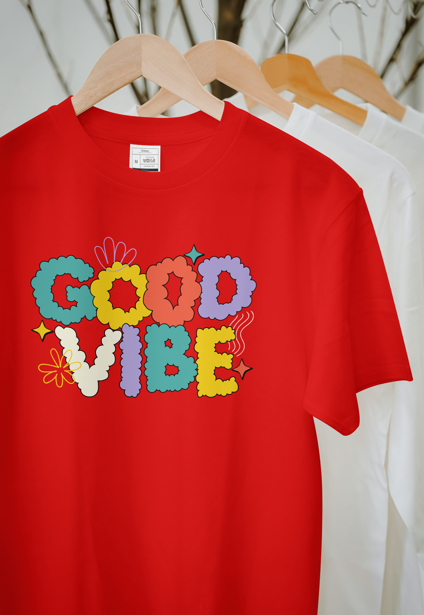 VEnhance WOMEN'S T-SHIRT Good Vibe T-Shirt
