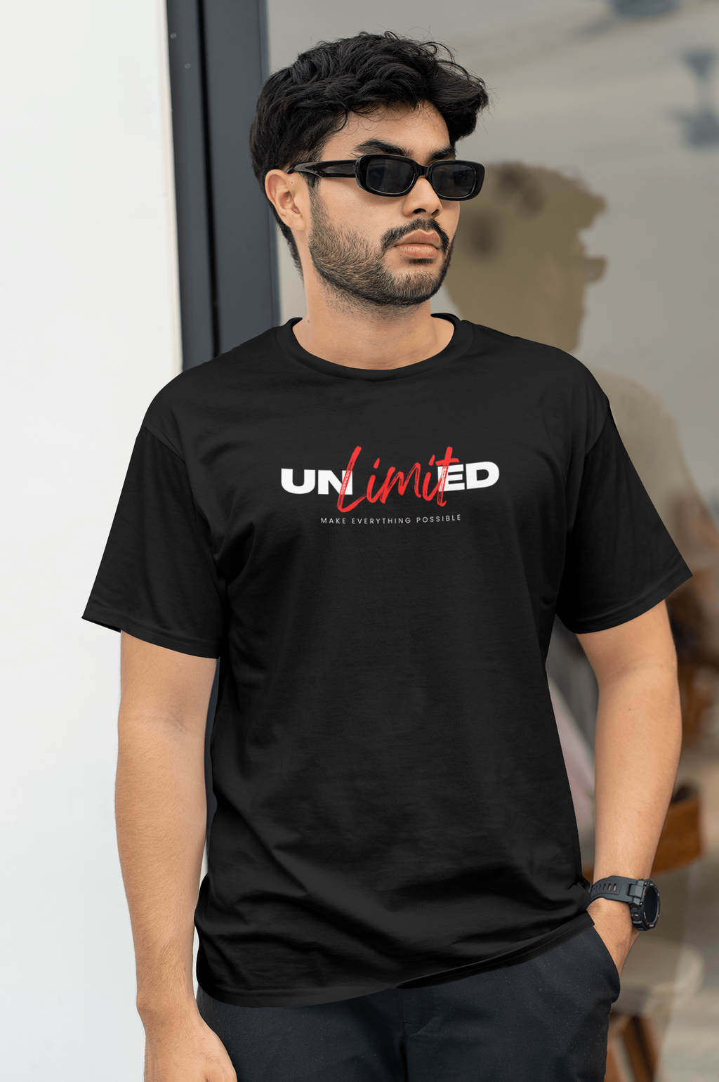 Mens T Shirt Unisex Cotton Graphic T-Shirt, Round Neck, Short Sleeve, Regular Fit.