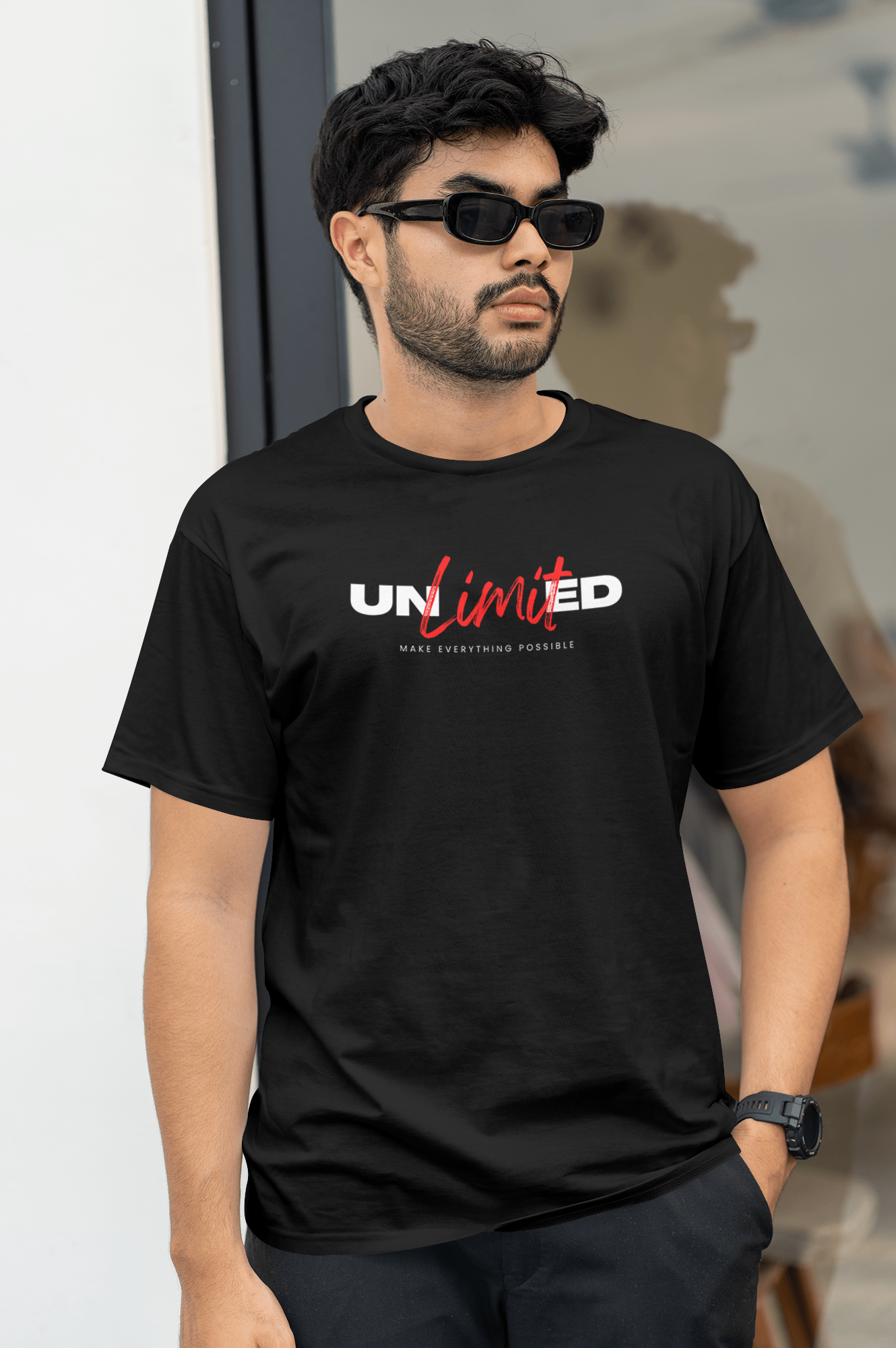 Mens T Shirt Unisex Cotton Graphic T-Shirt, Round Neck, Short Sleeve, Regular Fit.