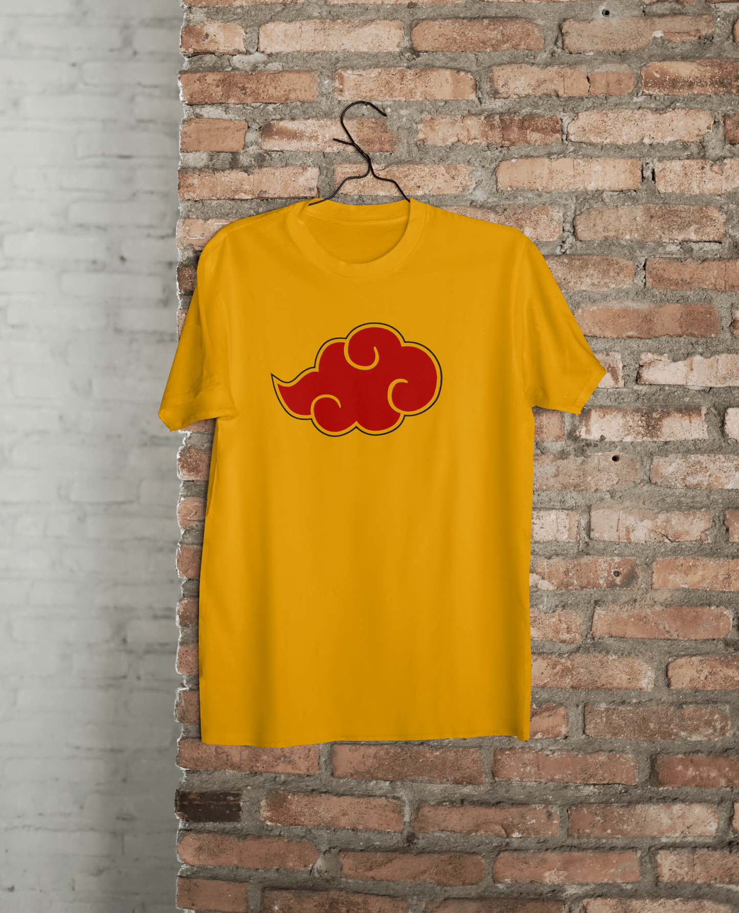 VEnhance T-Shirt Anime Cloud Design, White Cotton, Casual Graphic Print