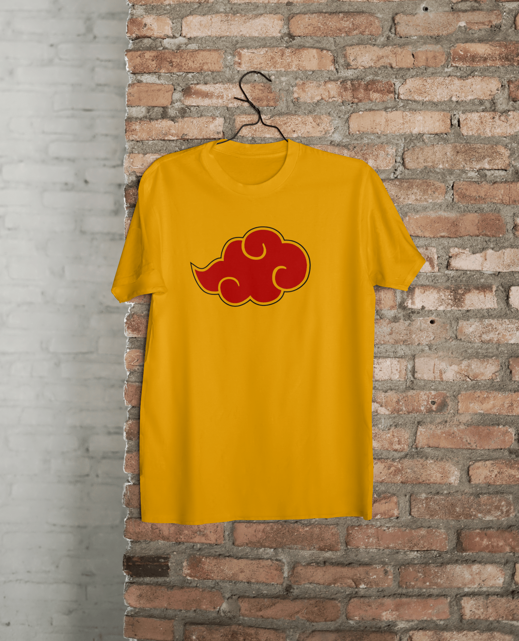 VEnhance T-Shirt Anime Cloud Design, White Cotton, Casual Graphic Print