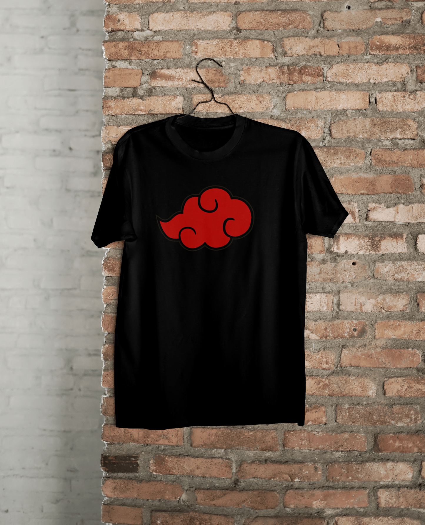 VEnhance T-Shirt Anime Cloud Design, White Cotton, Casual Graphic Print