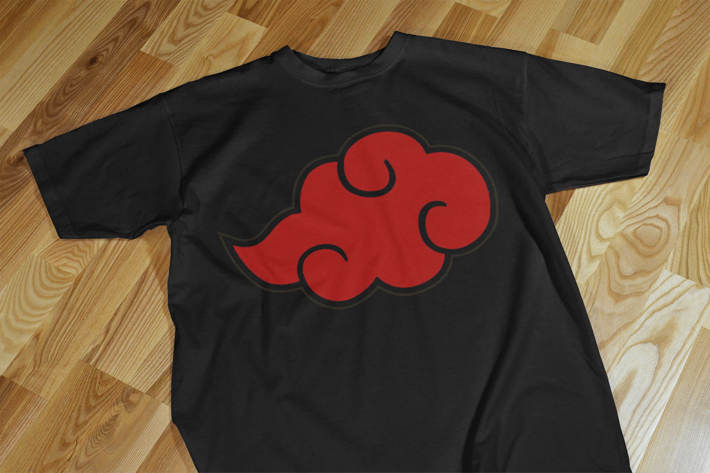 VEnhance T-Shirt Anime Cloud Design, White Cotton, Casual Graphic Print