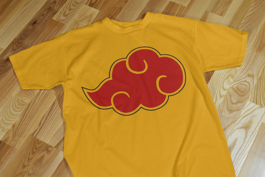 VEnhance T-Shirt Anime Cloud Design, White Cotton, Casual Graphic Print