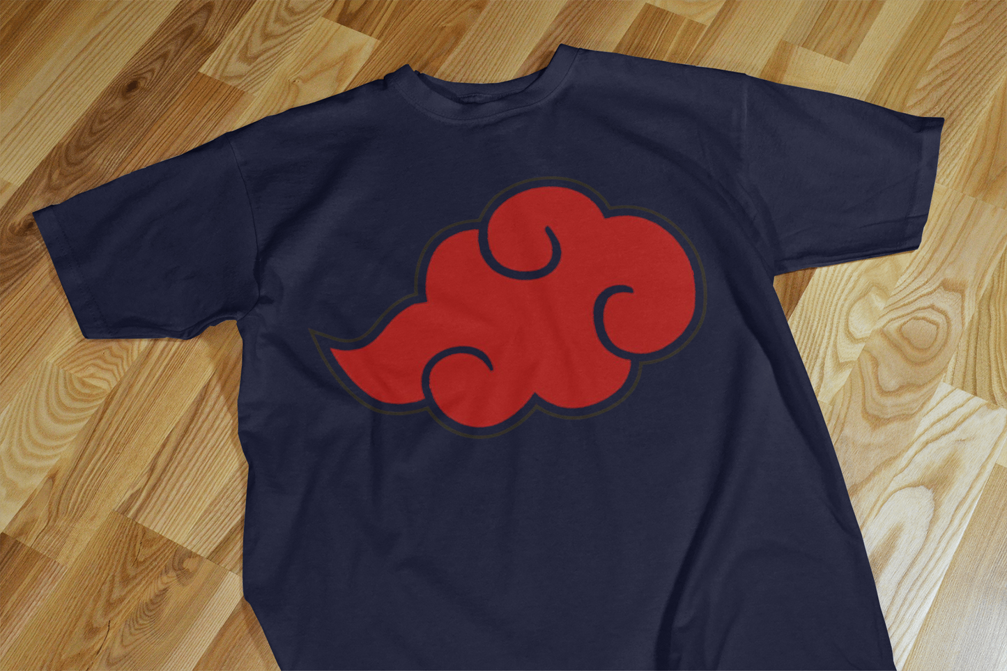 VEnhance T-Shirt Anime Cloud Design, White Cotton, Casual Graphic Print