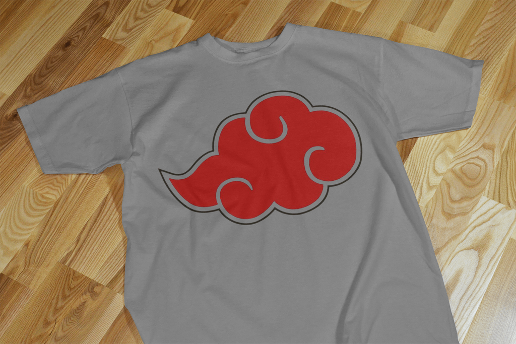 VEnhance T-Shirt Anime Cloud Design, White Cotton, Casual Graphic Print