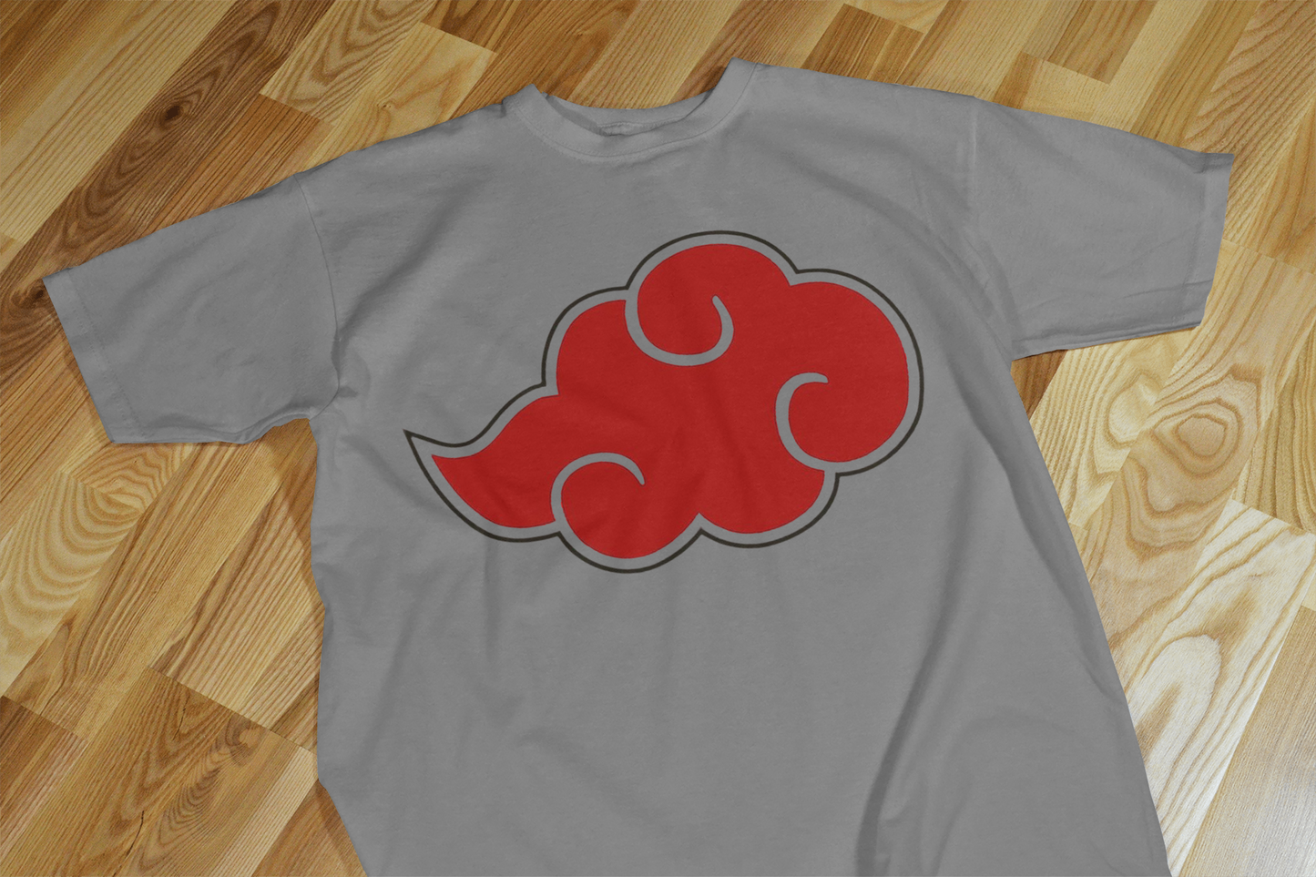 VEnhance T-Shirt Anime Cloud Design, White Cotton, Casual Graphic Print