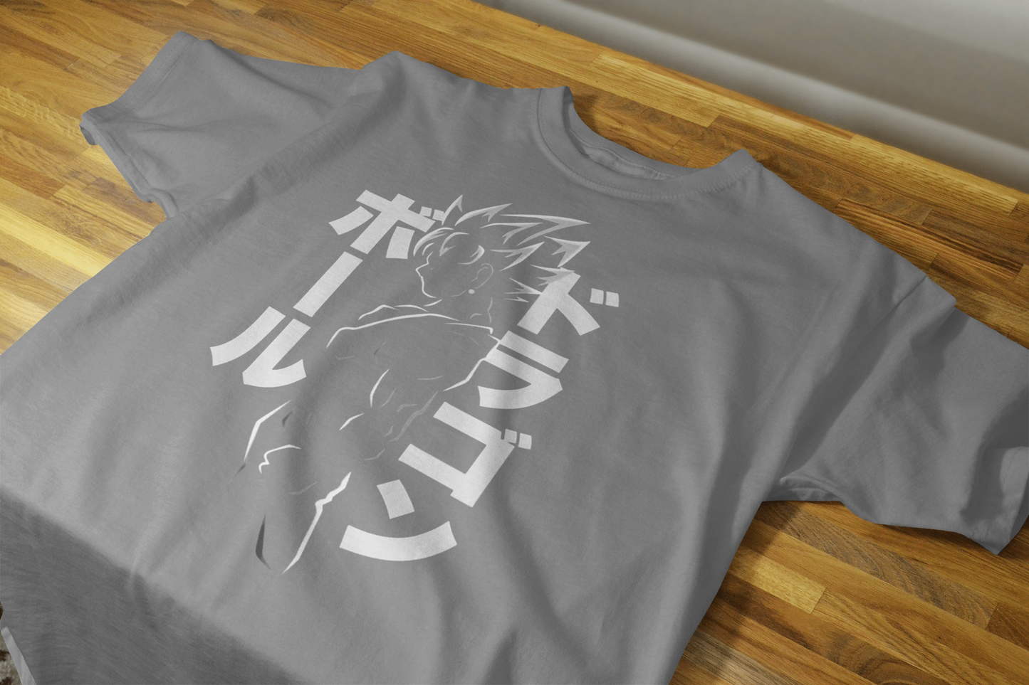 VEnhance T-Shirt Anime Dragon Ball Graphic, Japanese Text Design, Navy Blue, Cotton