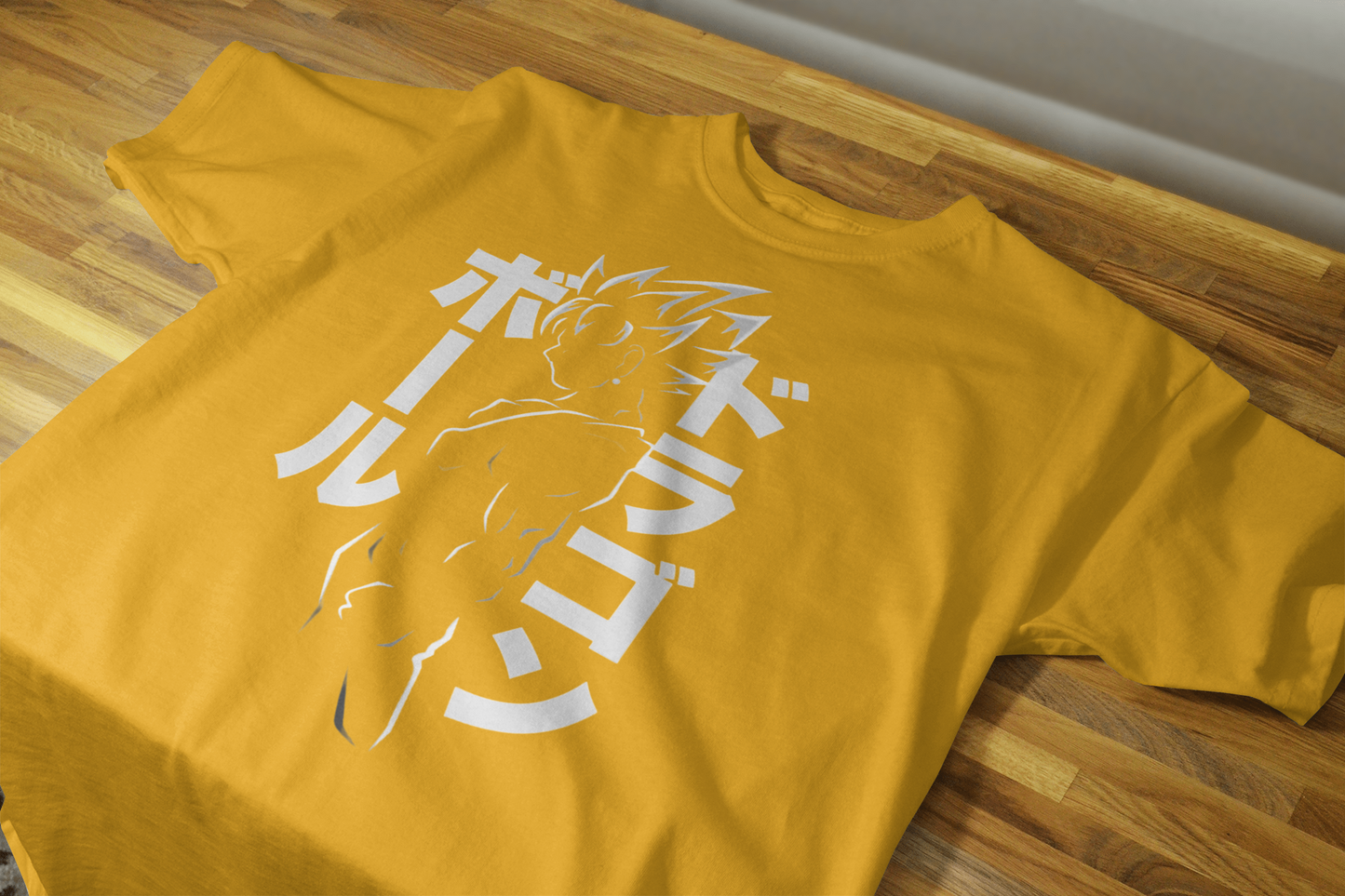 VEnhance T-Shirt Anime Dragon Ball Graphic, Japanese Text Design, Navy Blue, Cotton