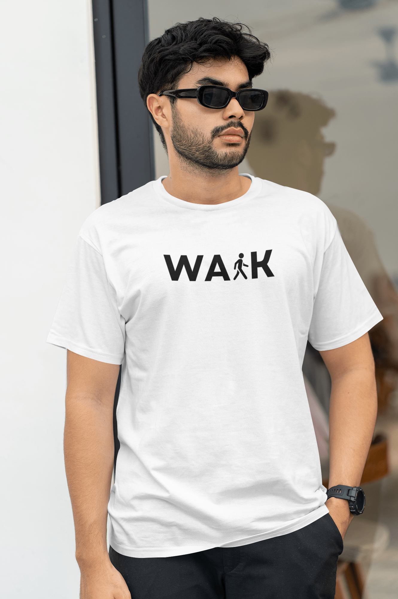 VEnhance T-Shirt, White Cotton, Short Sleeve, Casual Unisex Design