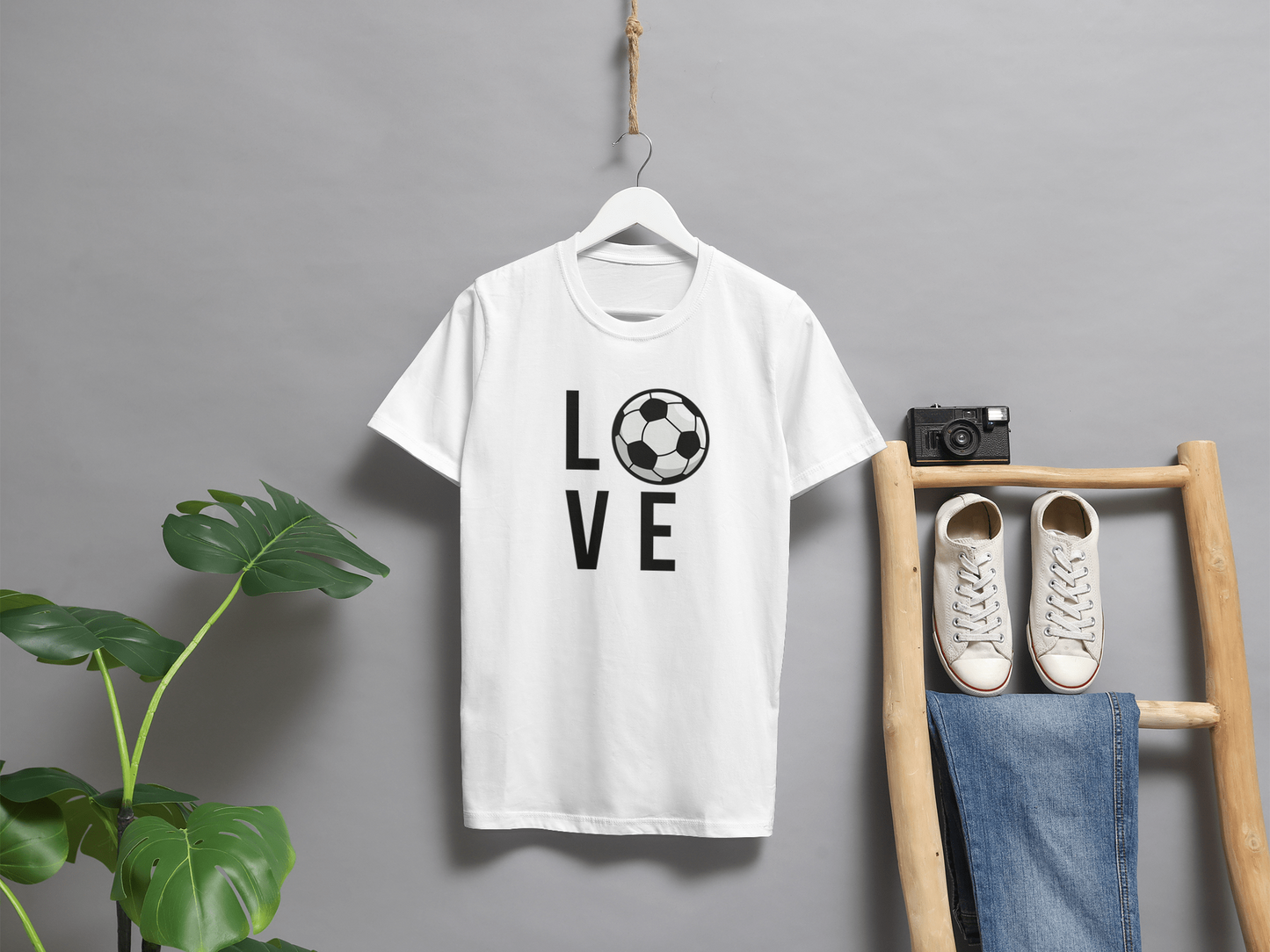 VEnhance Soccer Love Graphic T-Shirt
