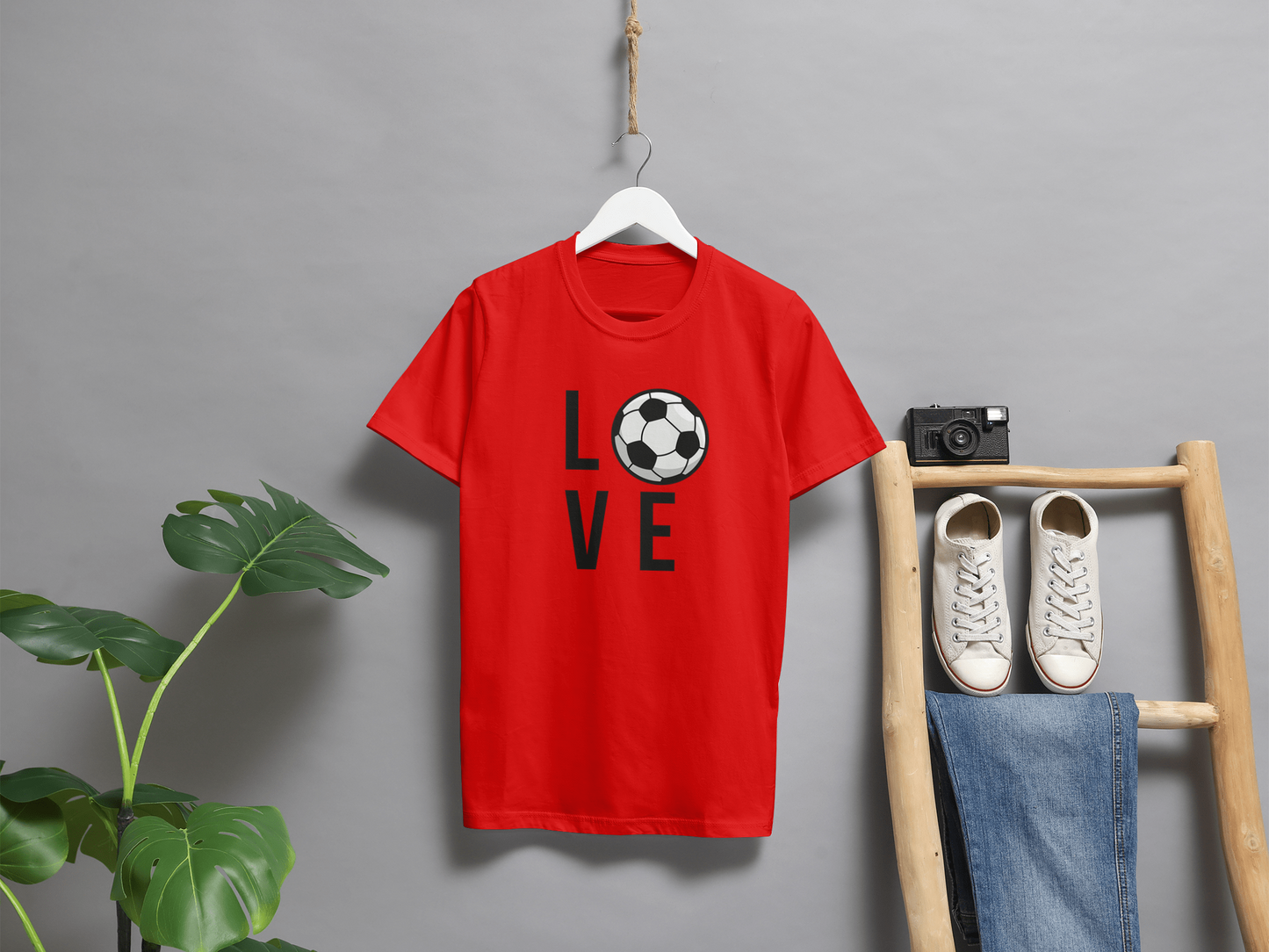 VEnhance Soccer Love Graphic T-Shirt