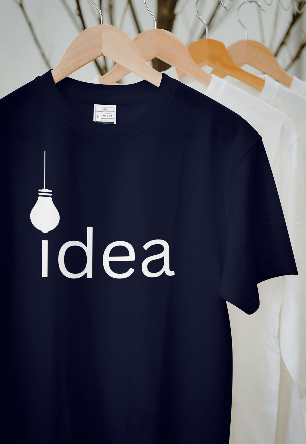 VEnhance Idea Light Bulb Graphic T-Shirt