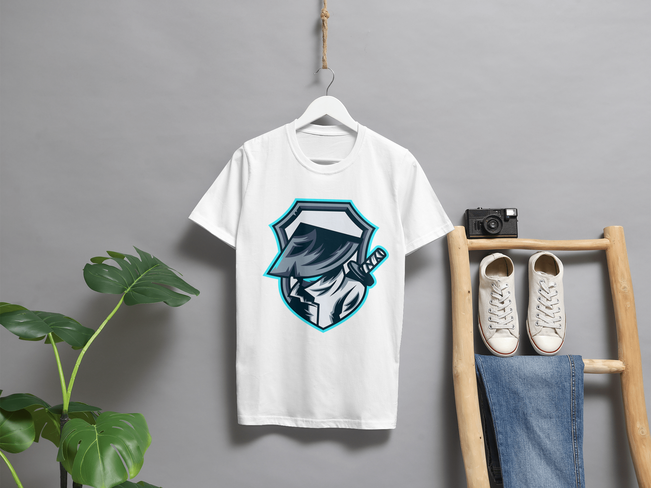 VEnhance Gaming T-Shirt with Ninja Mascot