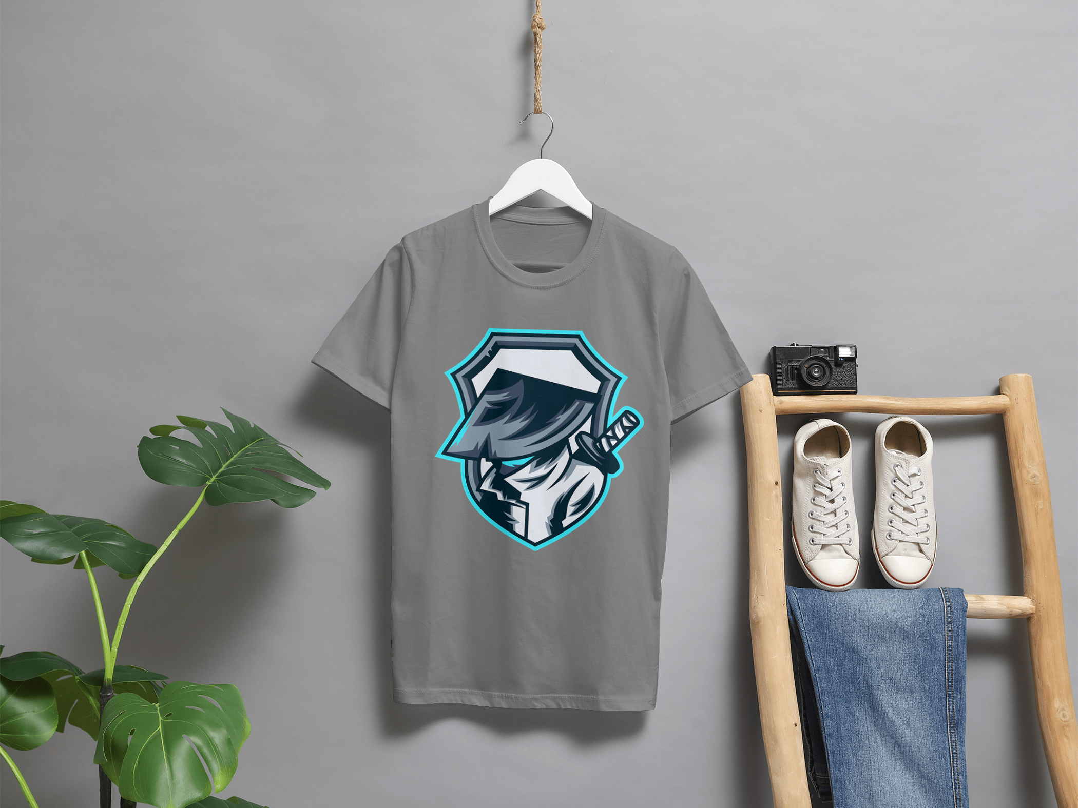 VEnhance Gaming T-Shirt with Ninja Mascot