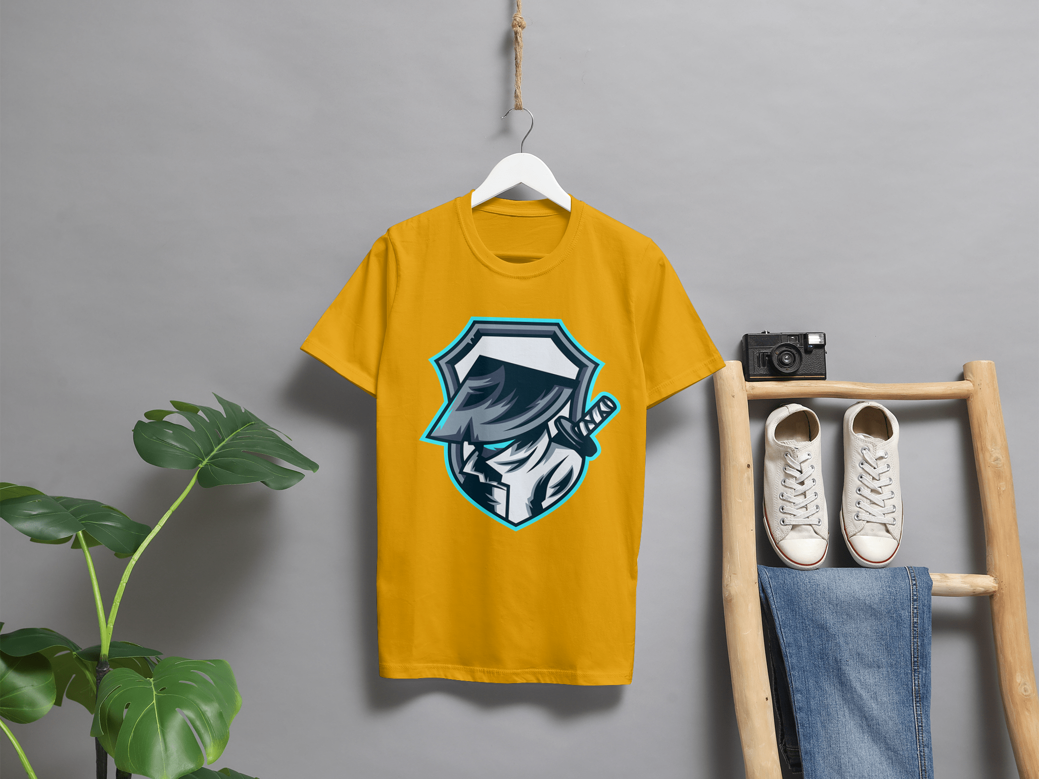 VEnhance Gaming T-Shirt with Ninja Mascot