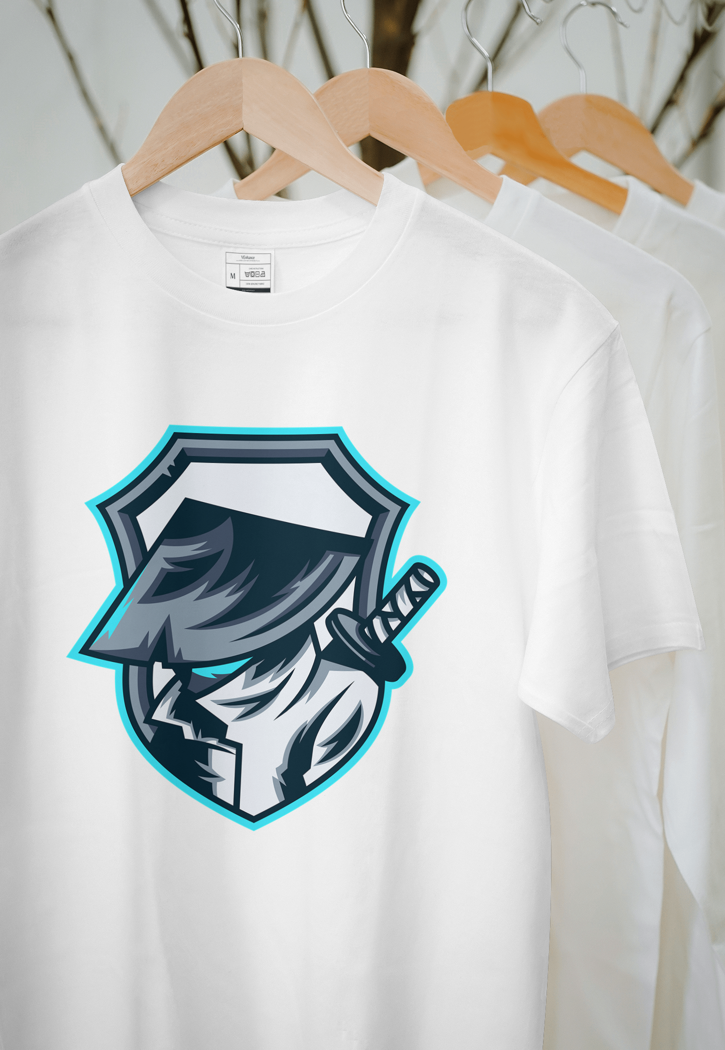 VEnhance Gaming T-Shirt with Ninja Mascot