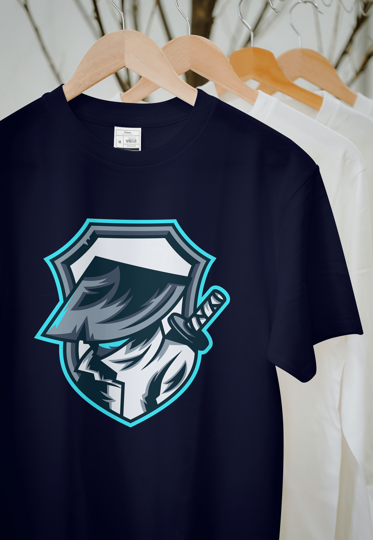 VEnhance Gaming T-Shirt with Ninja Mascot