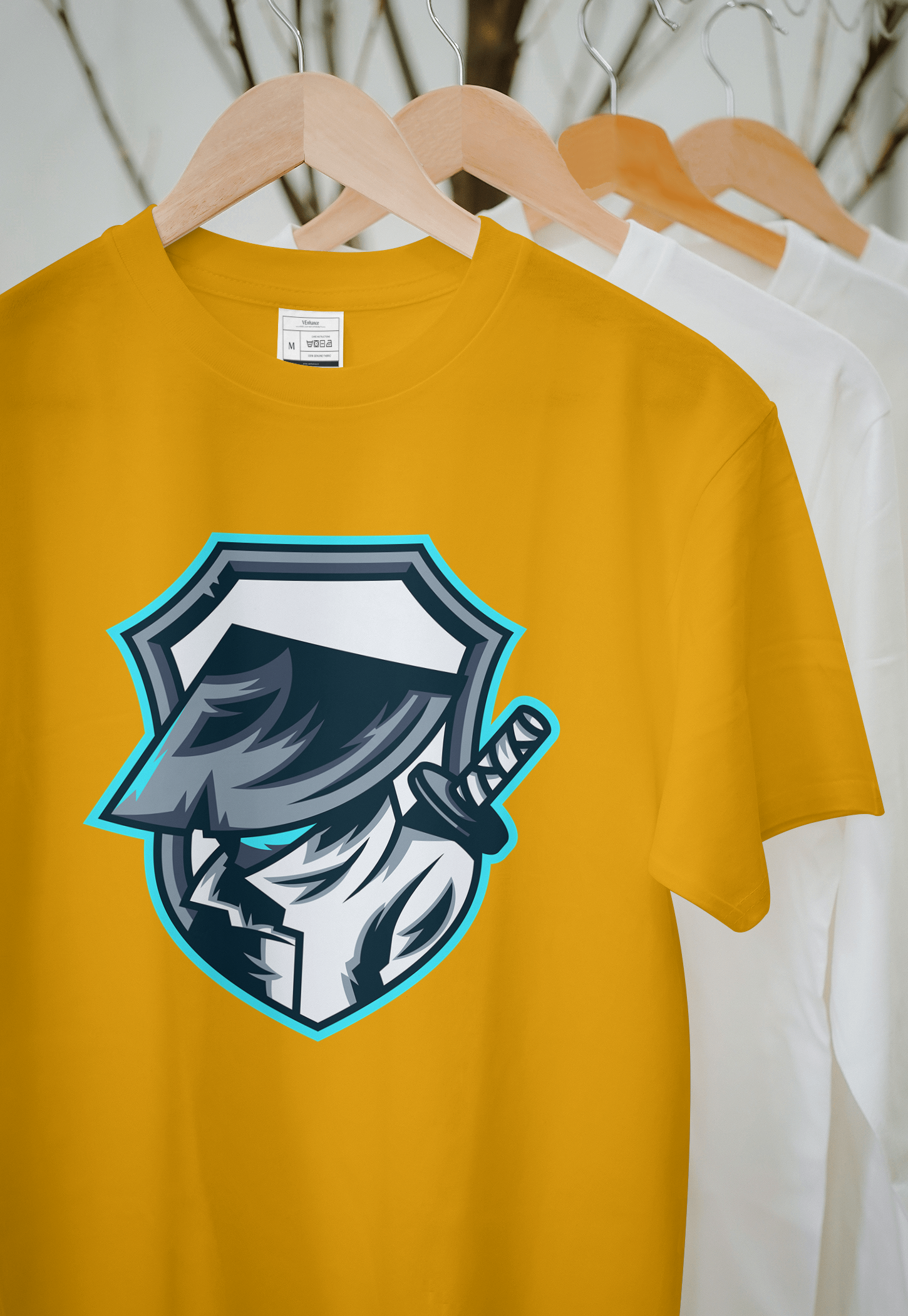 VEnhance Gaming T-Shirt with Ninja Mascot