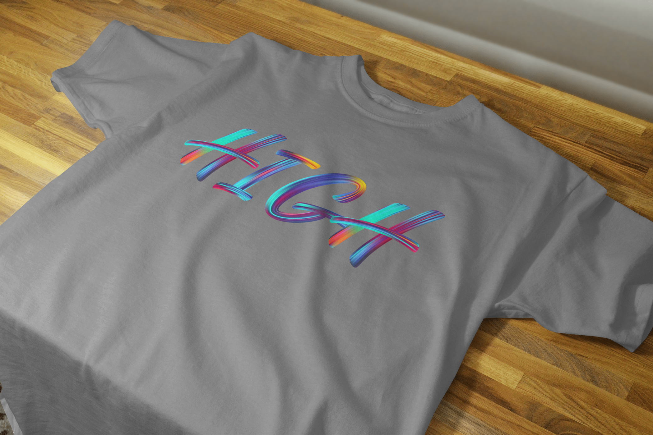 VEnhnace High Graphic T-Shirt with Multicolour Design