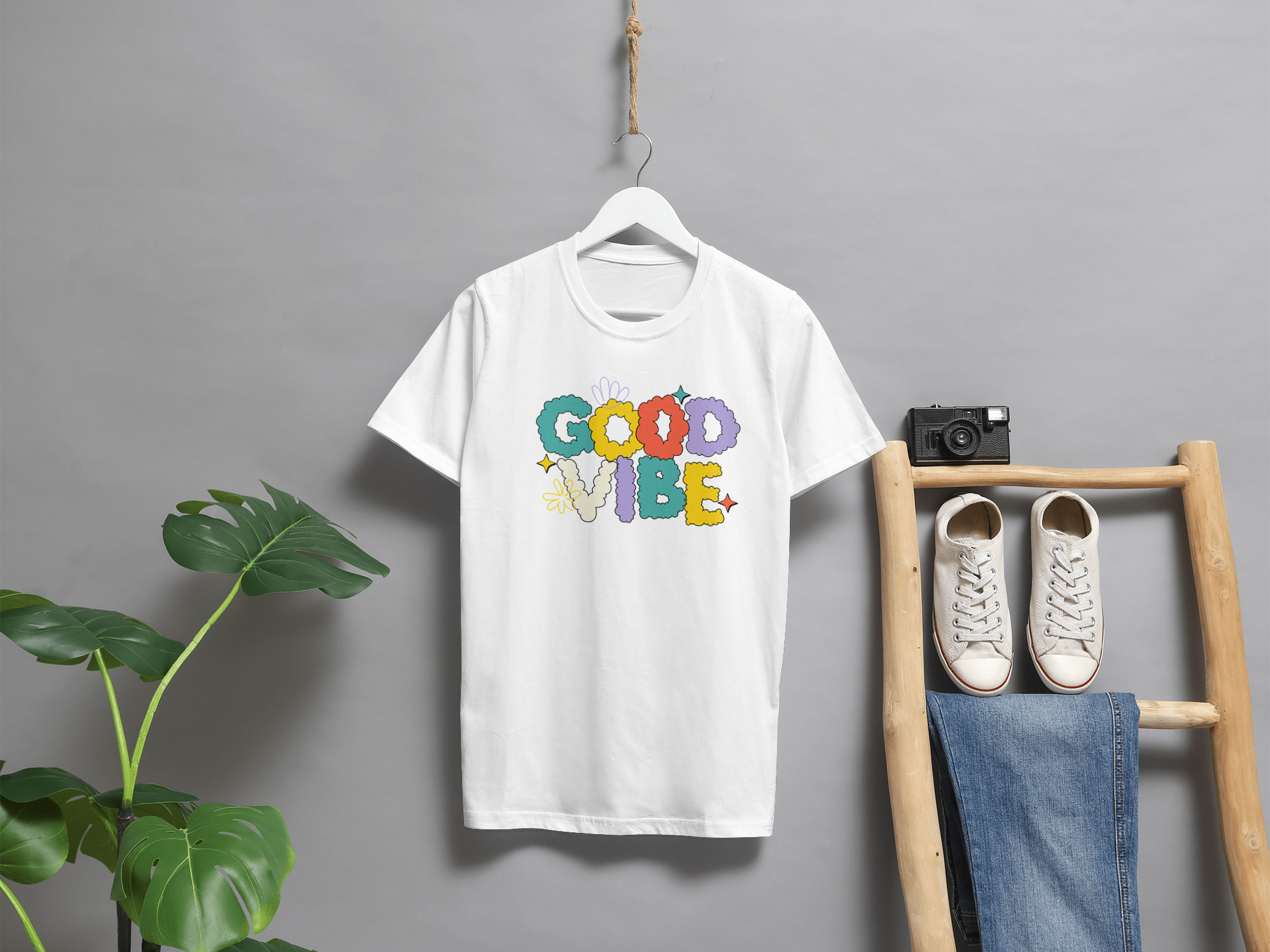VEnhance WOMEN'S T-SHIRT Good Vibe T-Shirt