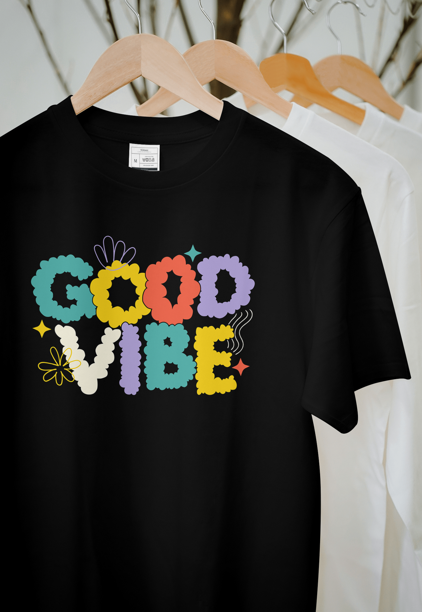 VEnhance WOMEN'S T-SHIRT Good Vibe T-Shirt