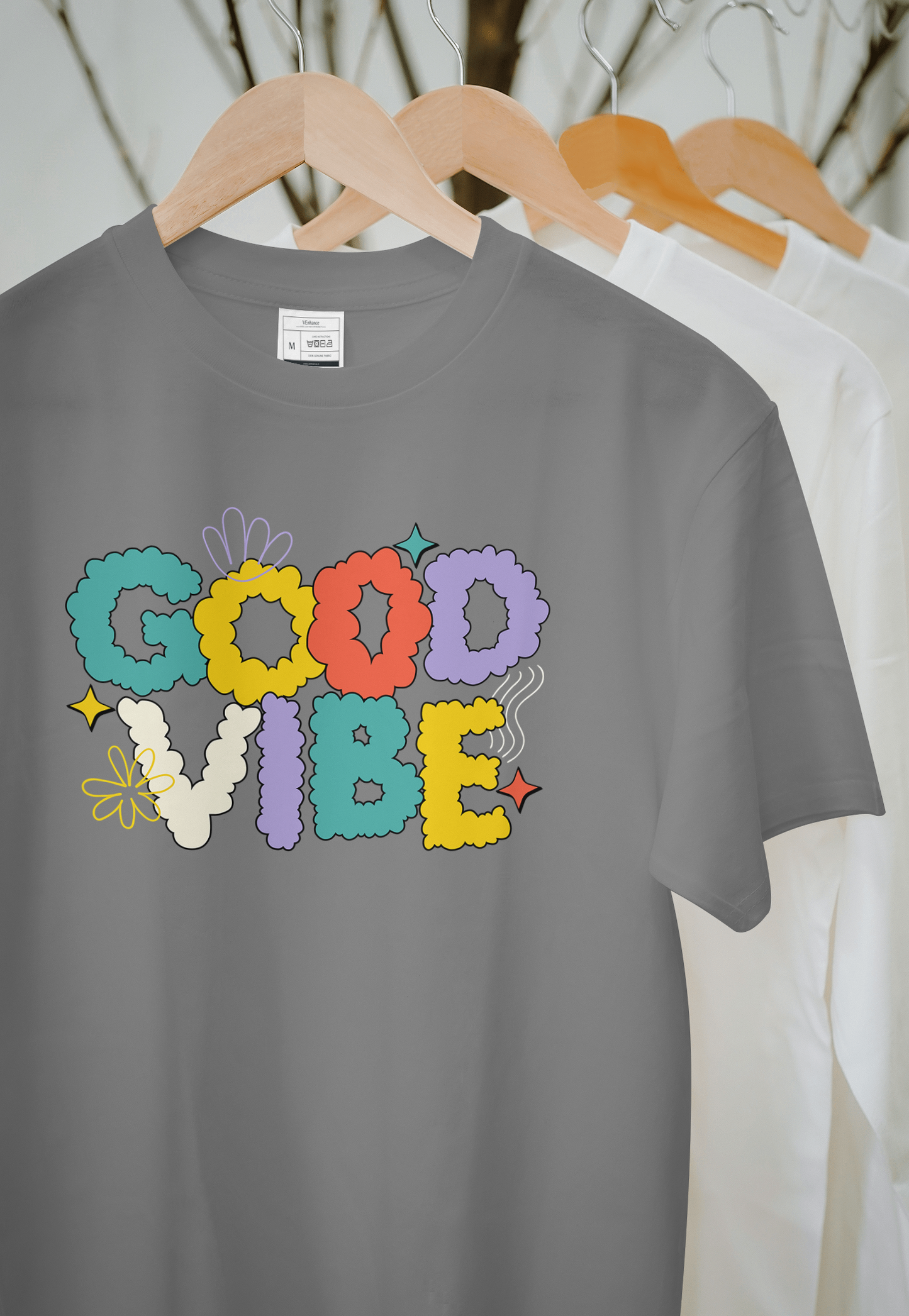 VEnhance WOMEN'S T-SHIRT Good Vibe T-Shirt