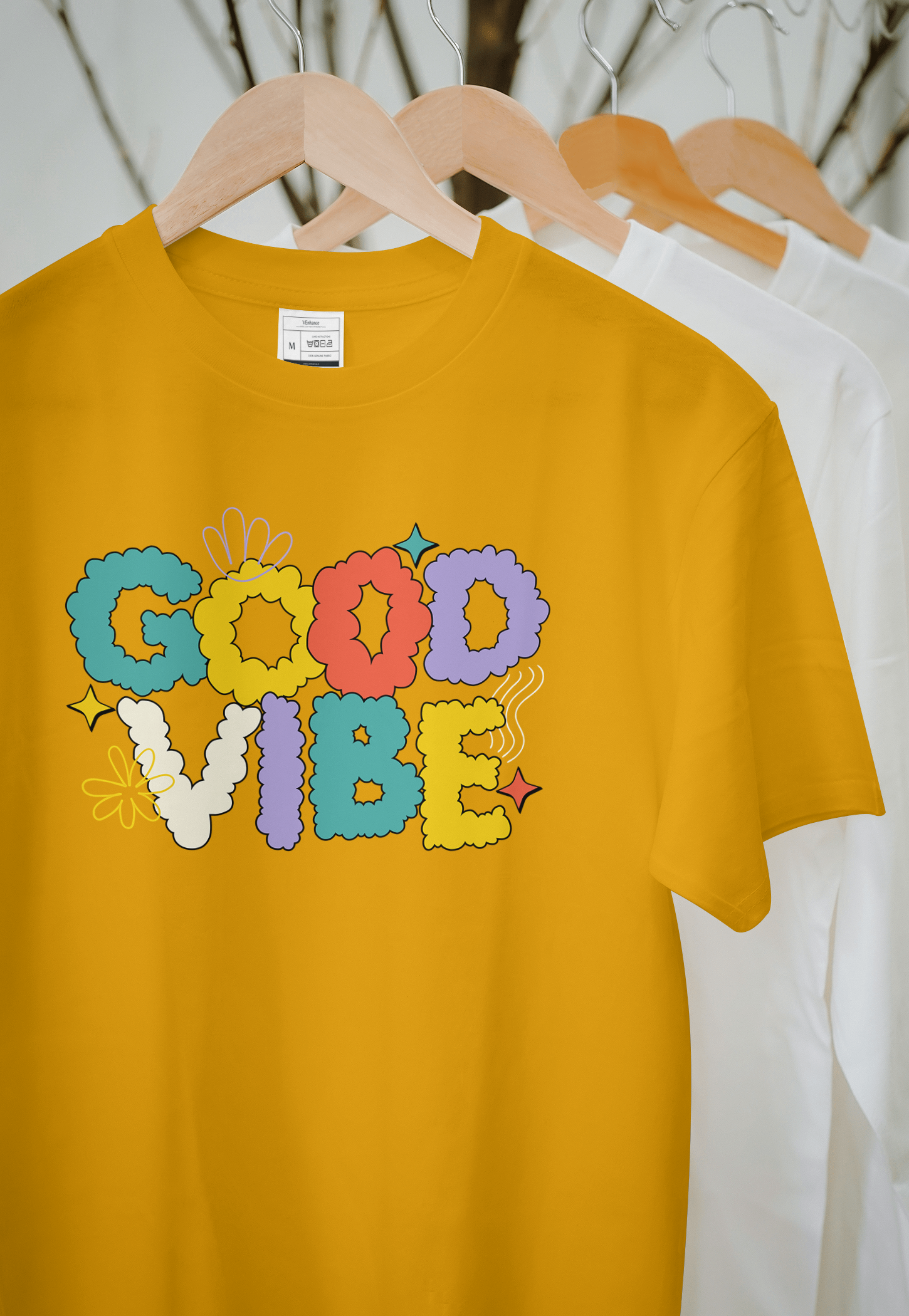 VEnhance WOMEN'S T-SHIRT Good Vibe T-Shirt