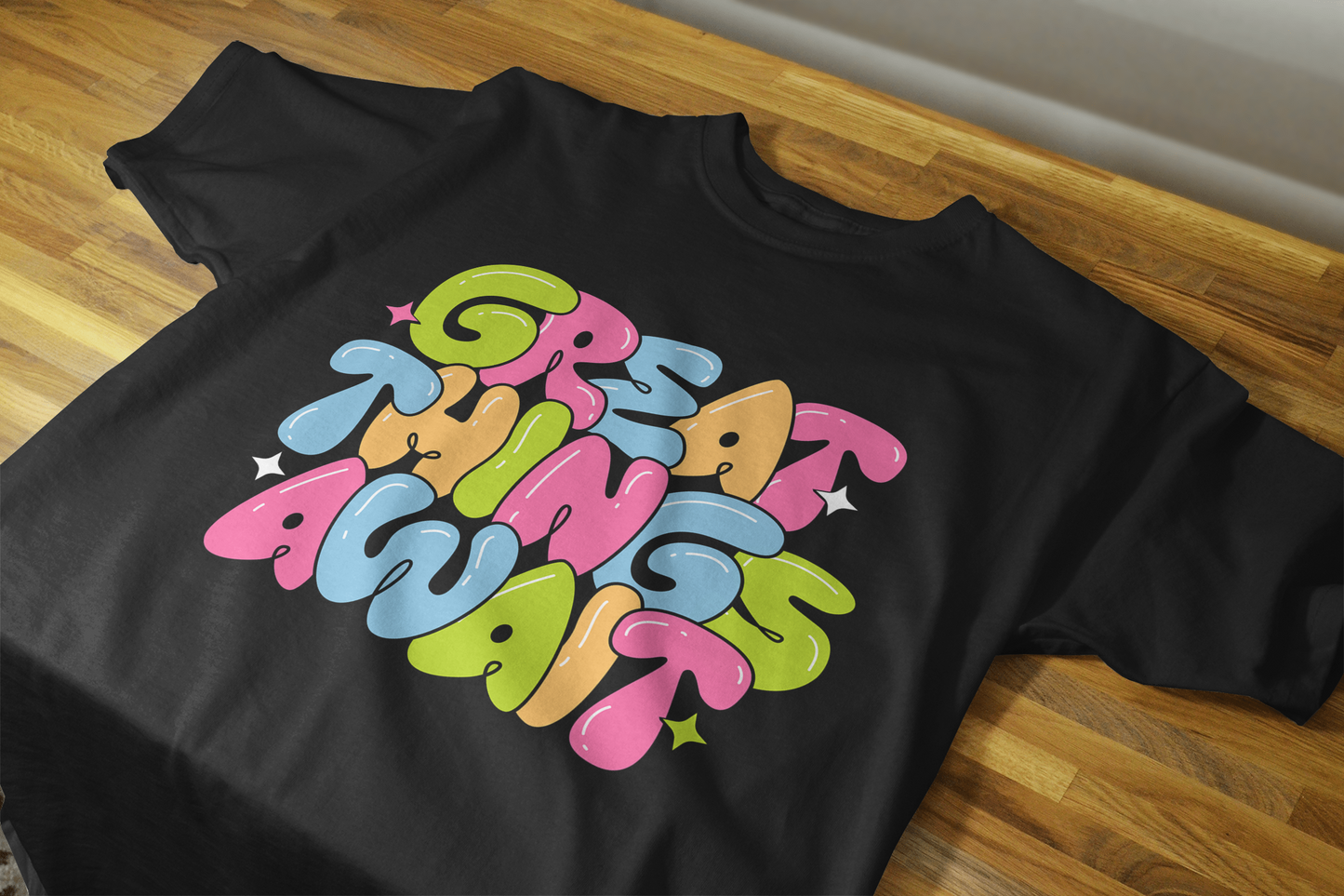 VEnhance WOMEN'S T-SHIRT Great Things Await T-Shirt