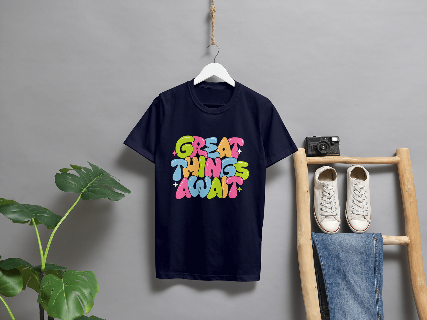 VEnhance WOMEN'S T-SHIRT Great Things Await T-Shirt