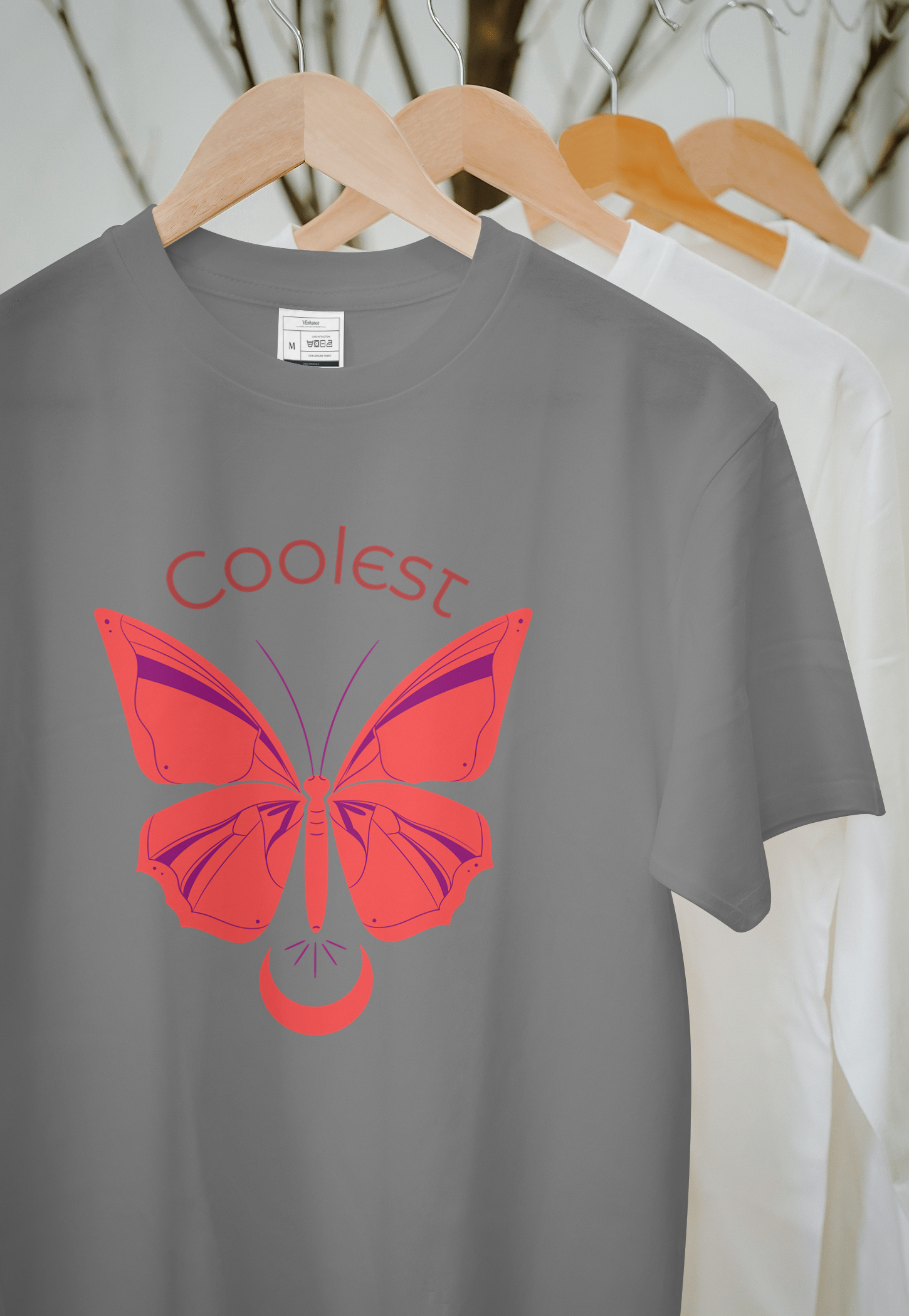 VEnhance WOMEN'S T-SHIRT Butterfly T-Shirt