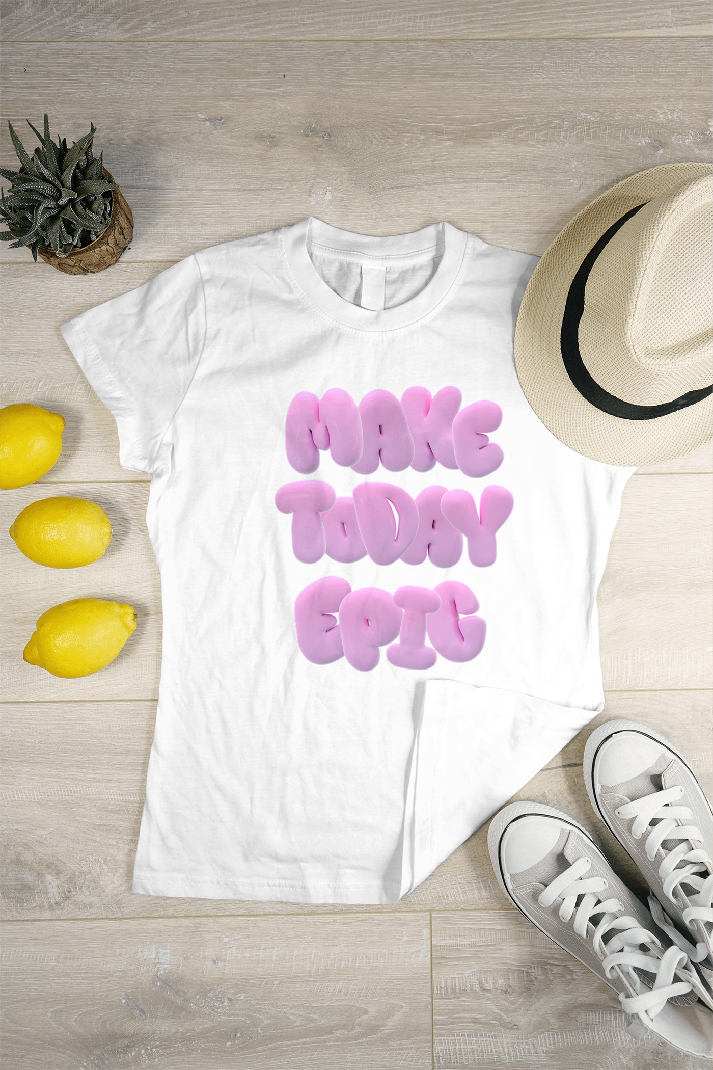 VEnhance WOMEN'S T-SHIRT Make Today Epic T-Shirt