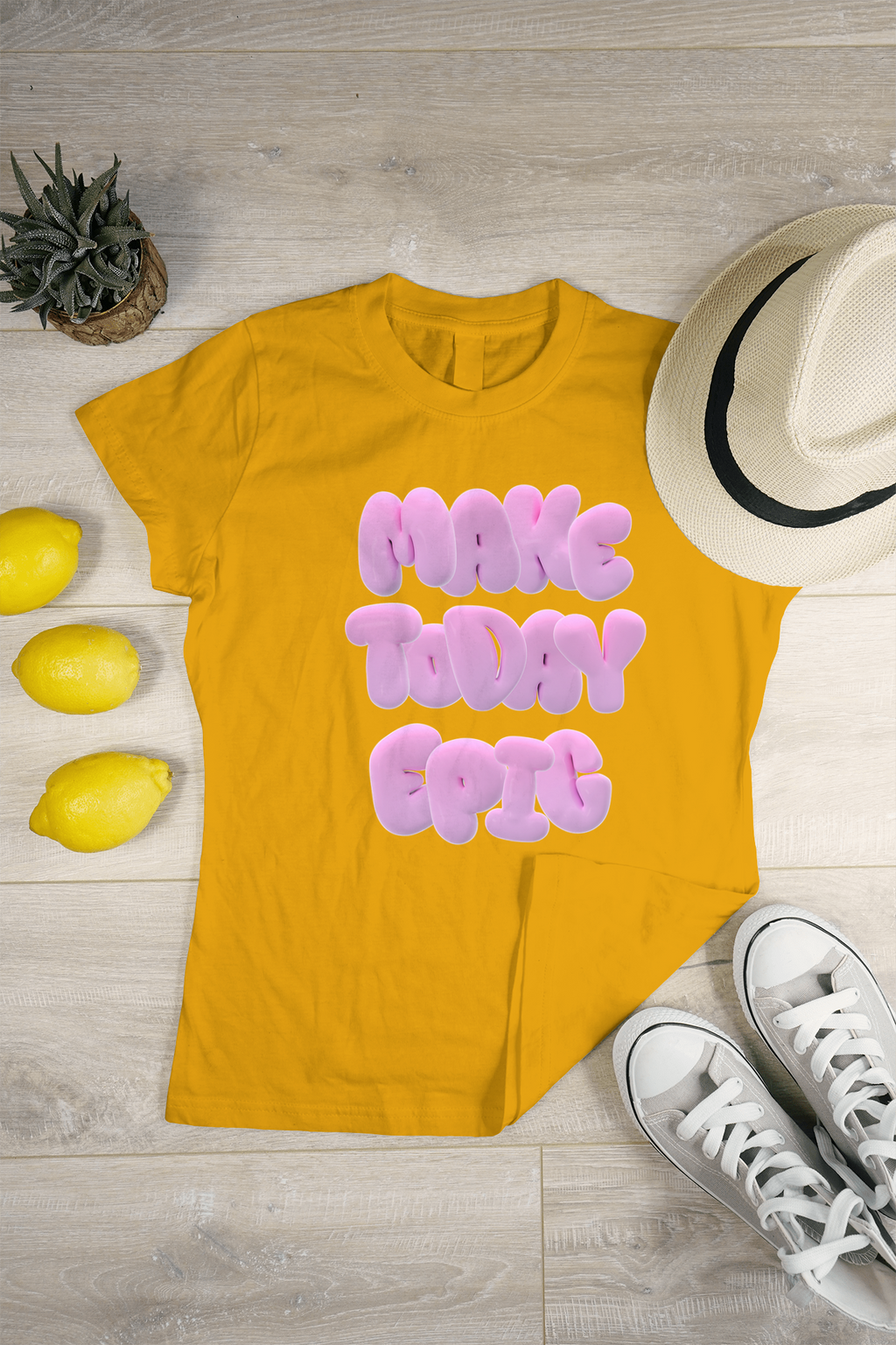 VEnhance WOMEN'S T-SHIRT Make Today Epic T-Shirt